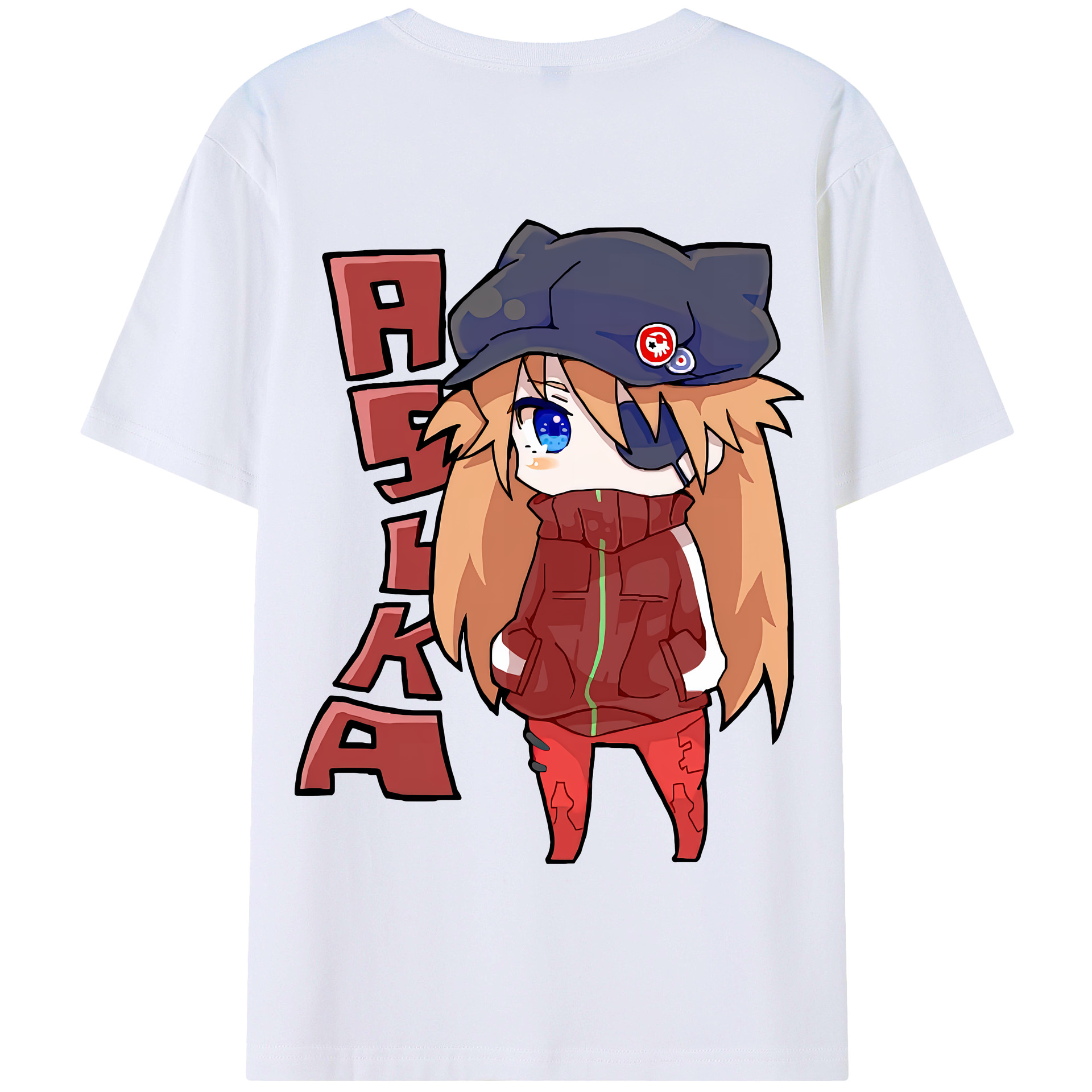 （画像用） EVA 新世紀エヴァンゲリオン 綿100％半袖Tシャツ（背面プリント）