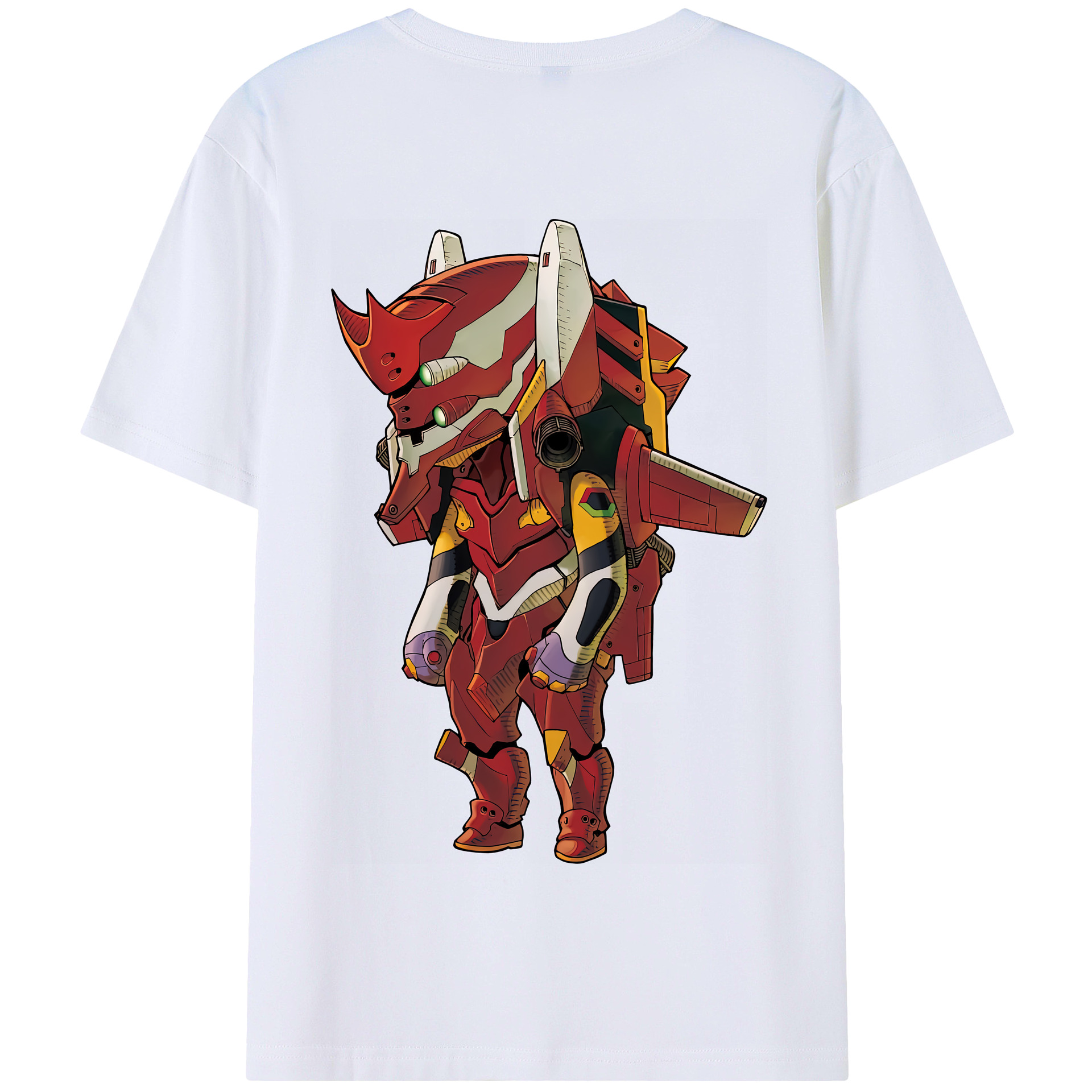 （画像用） EVA 新世紀エヴァンゲリオン 綿100％半袖Tシャツ（背面プリント）