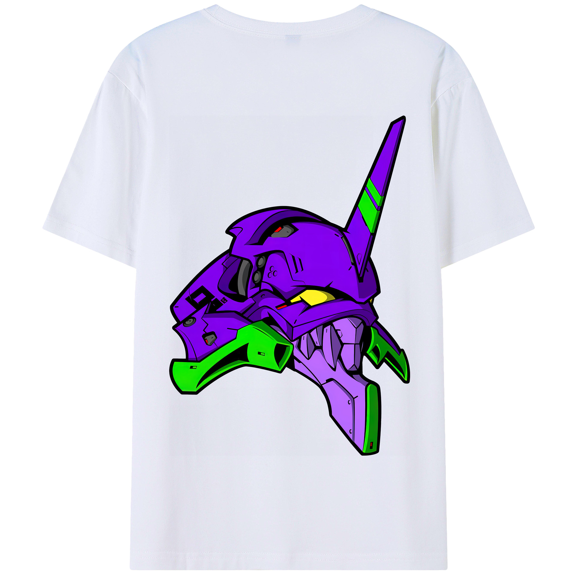 （画像用） EVA 新世紀エヴァンゲリオン 綿100％半袖Tシャツ（背面プリント）