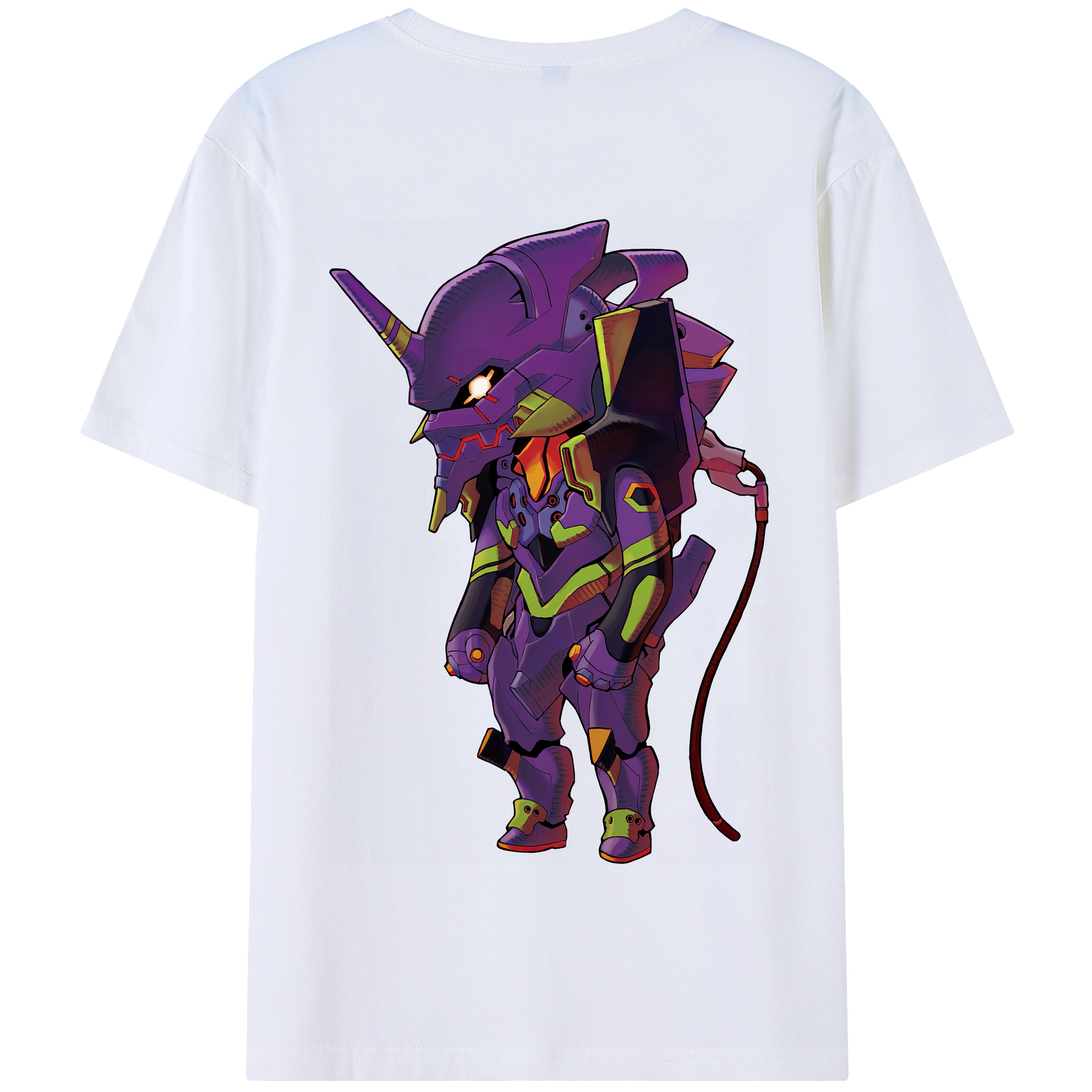 （画像用） EVA 新世紀エヴァンゲリオン 綿100％半袖Tシャツ（背面プリント）