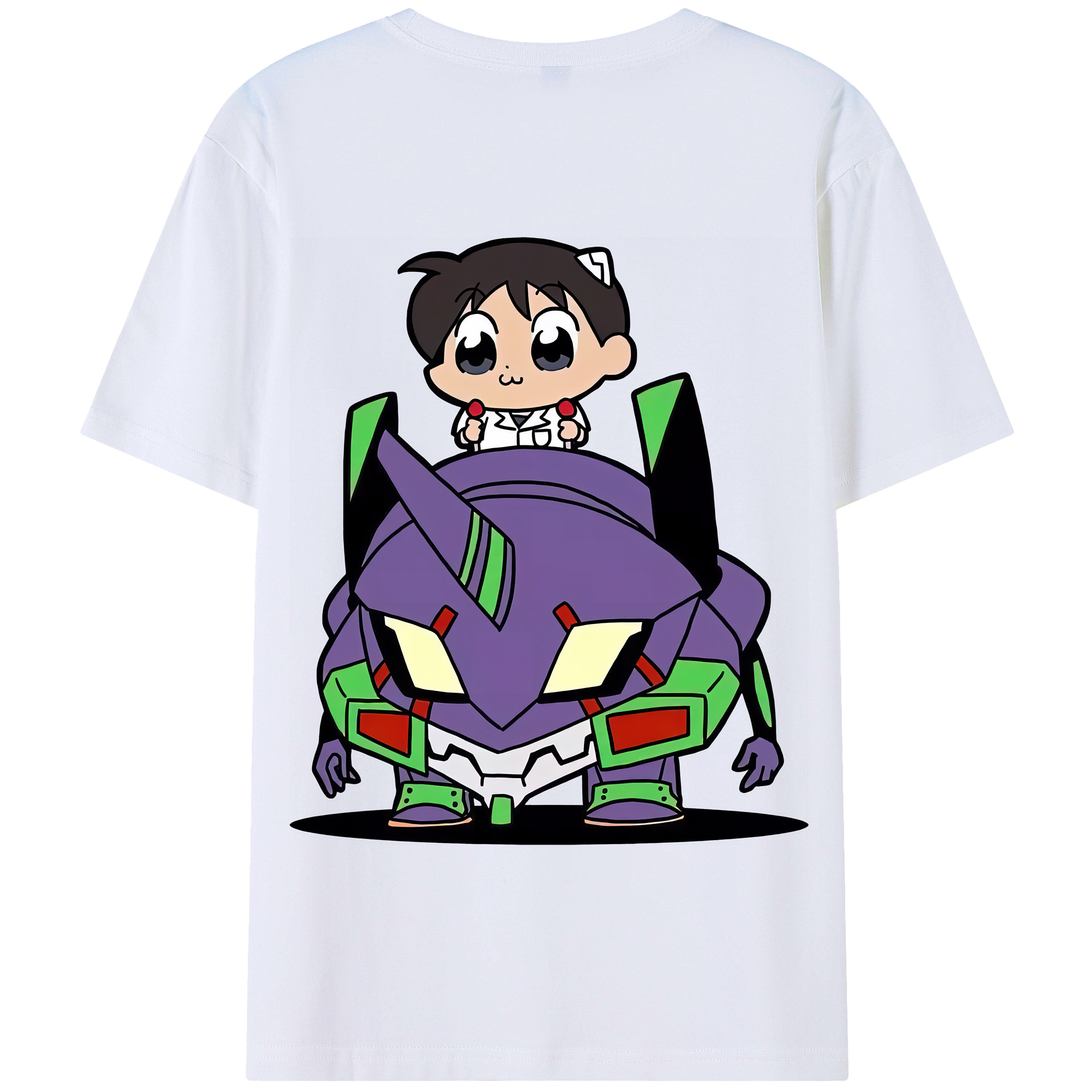 （画像用） EVA 新世紀エヴァンゲリオン 綿100％半袖Tシャツ（背面プリント）