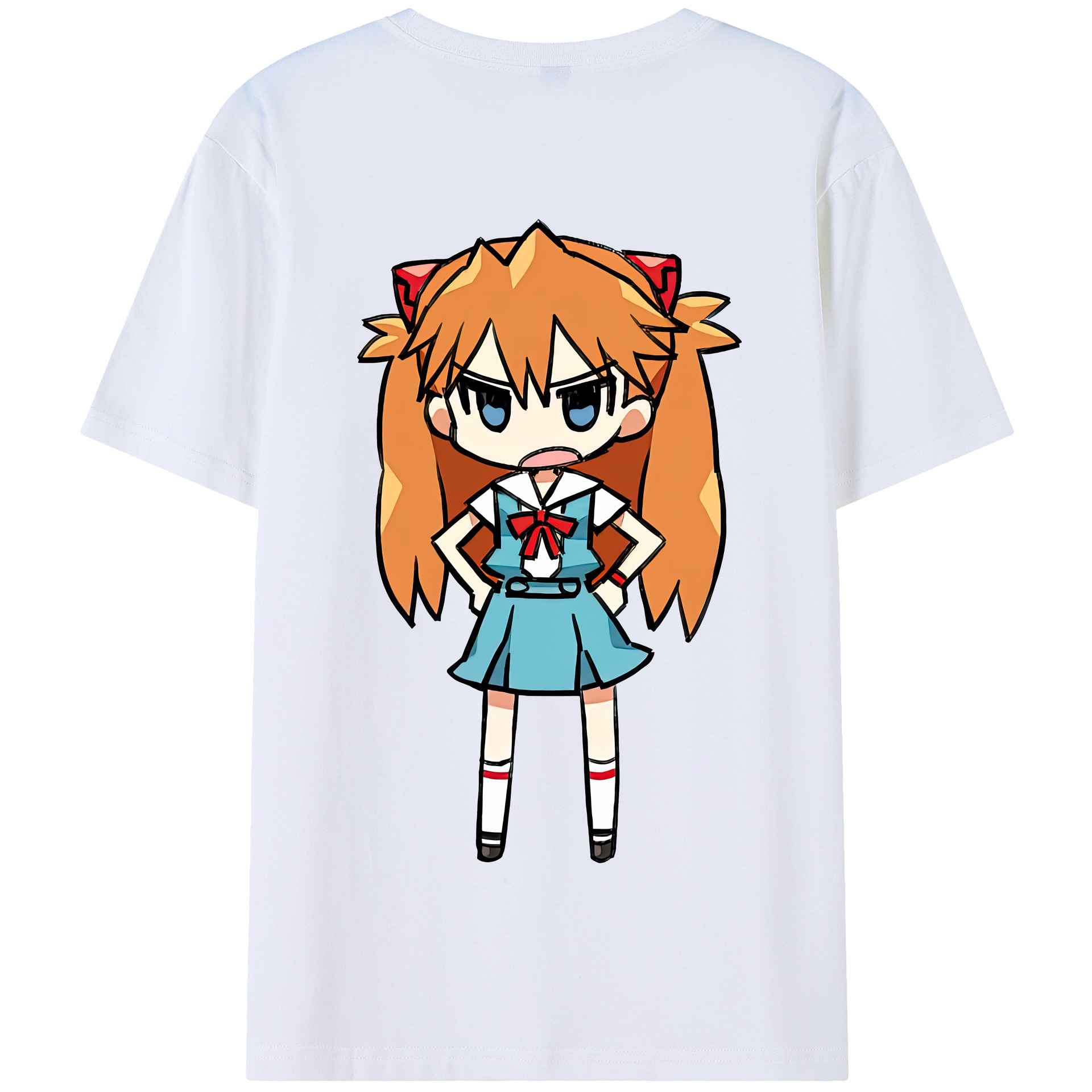 （画像用） EVA 新世紀エヴァンゲリオン 綿100％半袖Tシャツ（背面プリント）