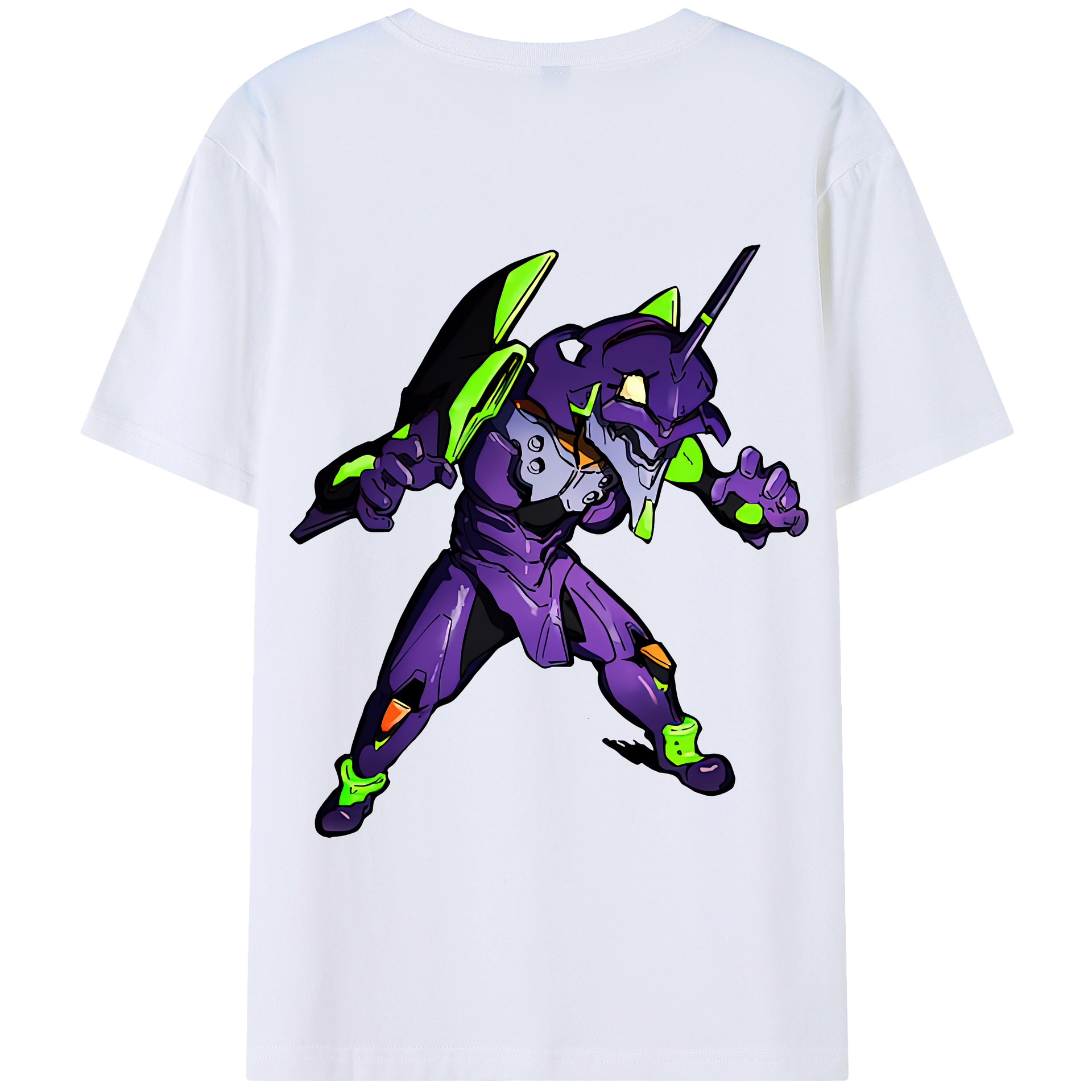 （画像用） EVA 新世紀エヴァンゲリオン 綿100％半袖Tシャツ（背面プリント）