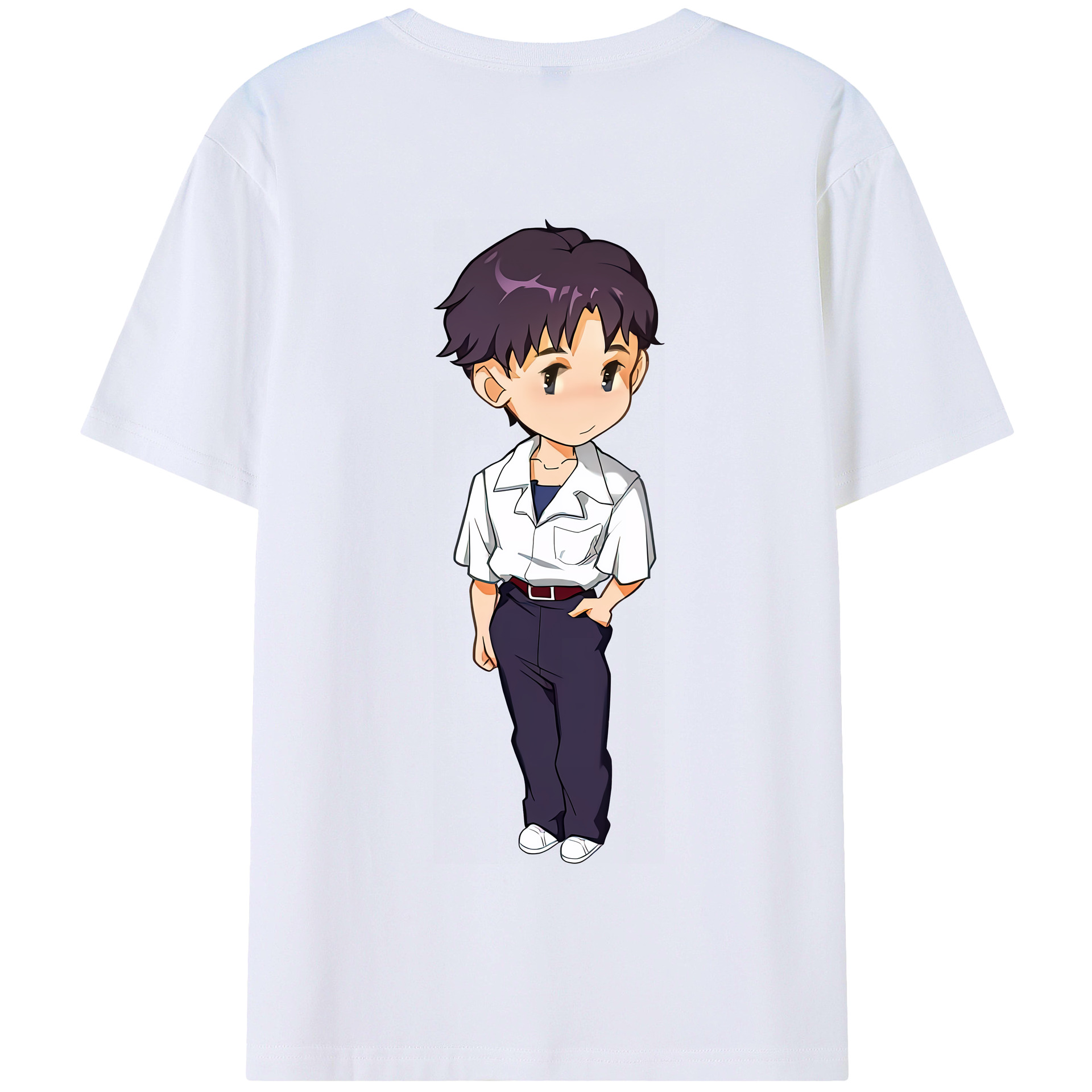 （画像用） EVA 新世紀エヴァンゲリオン 綿100％半袖Tシャツ（背面プリント）