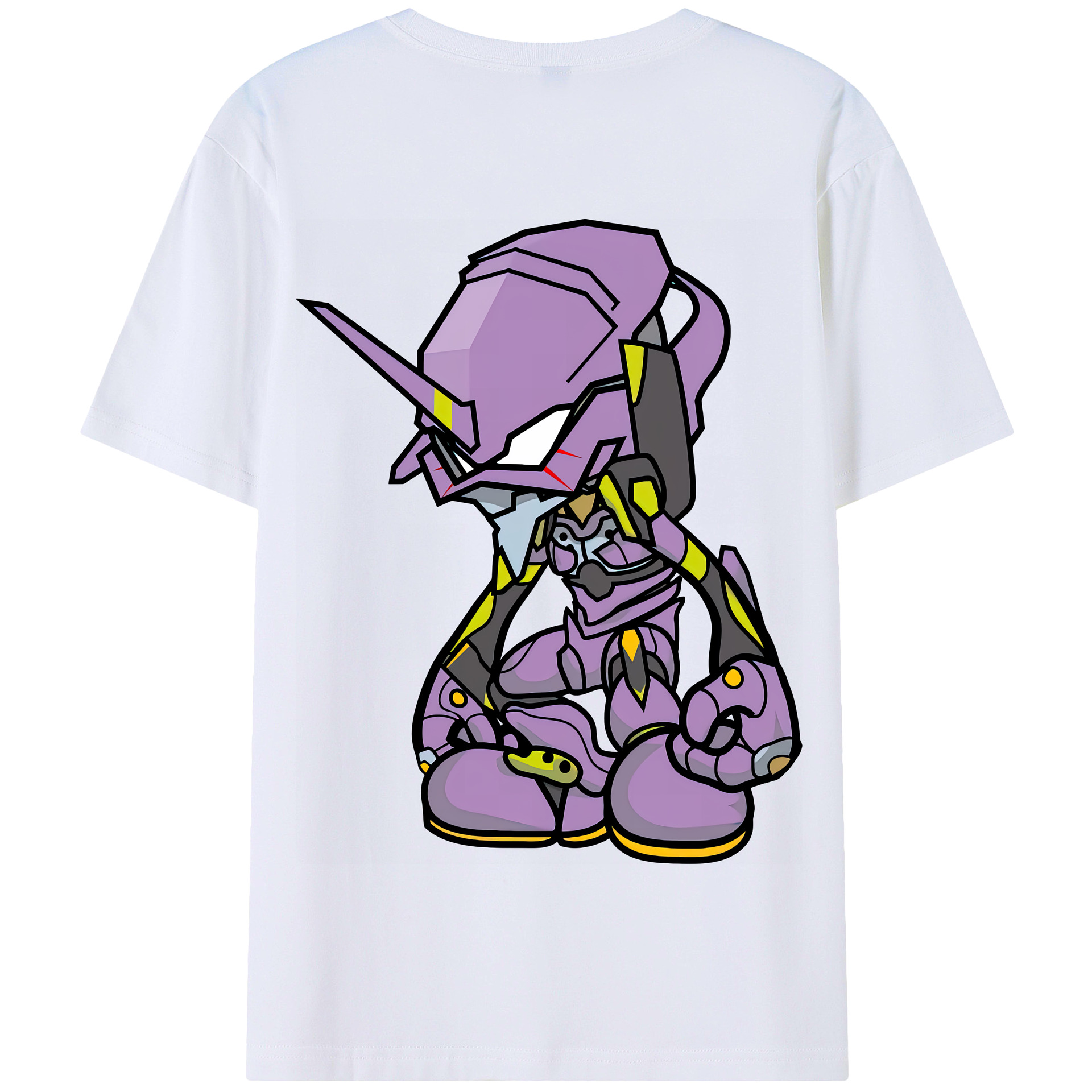 （画像用） EVA 新世紀エヴァンゲリオン 綿100％半袖Tシャツ（背面プリント）
