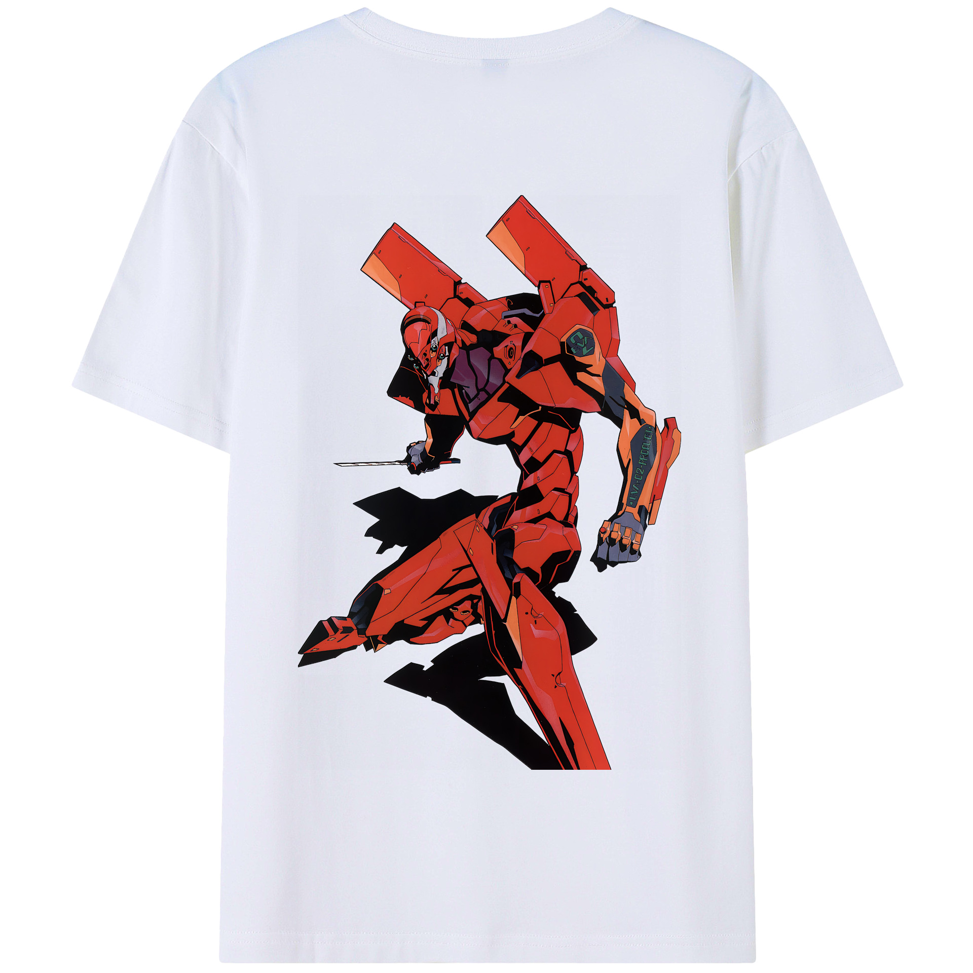 （画像用） EVA 新世紀エヴァンゲリオン 綿100％半袖Tシャツ（背面プリント）