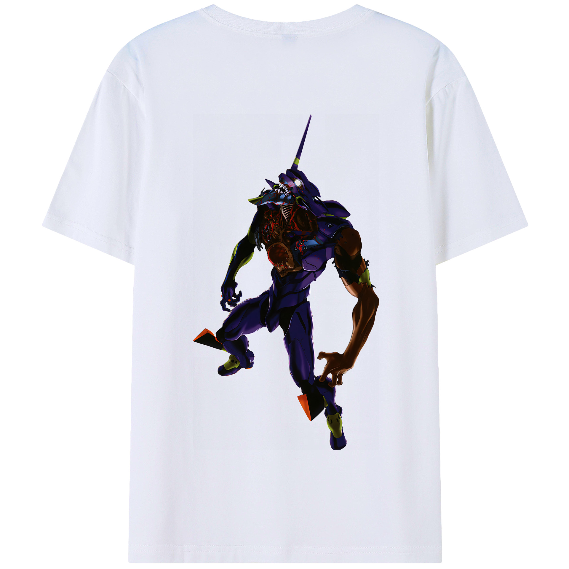 （画像用） EVA 新世紀エヴァンゲリオン 綿100％半袖Tシャツ（背面プリント）
