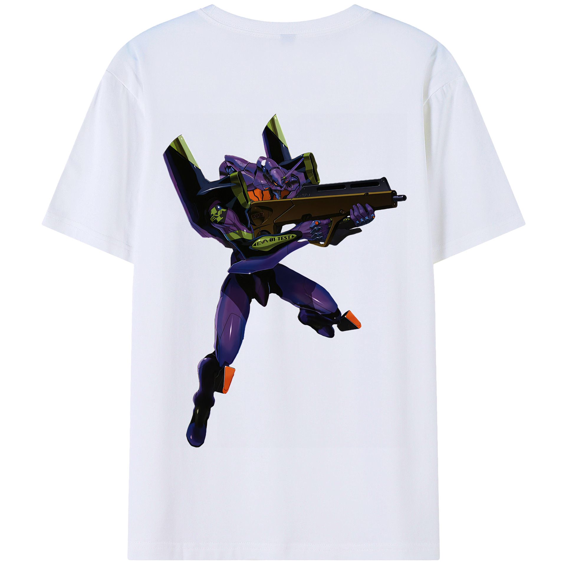 （画像用） EVA 新世紀エヴァンゲリオン 綿100％半袖Tシャツ（背面プリント）