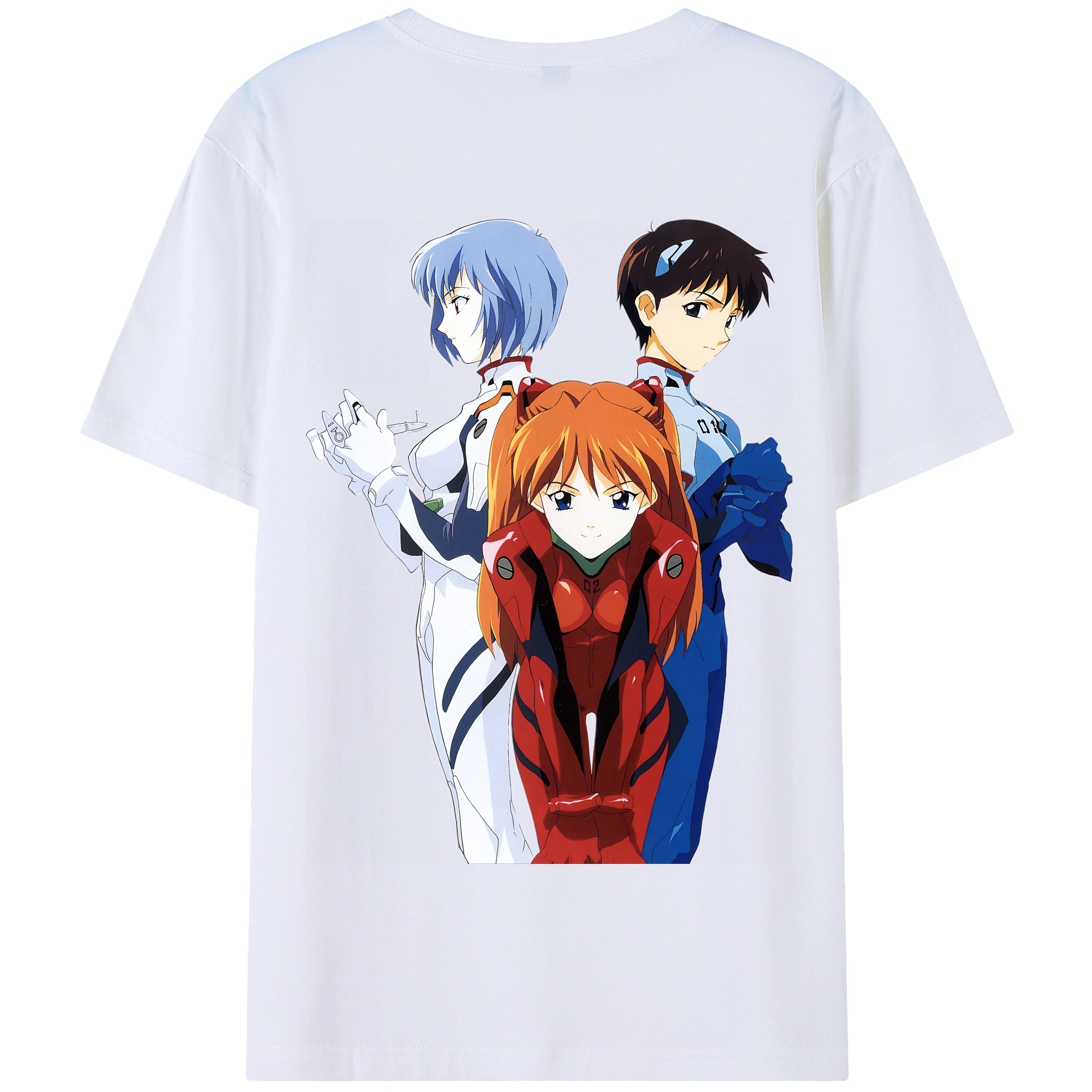 （画像用） EVA 新世紀エヴァンゲリオン 綿100％半袖Tシャツ（背面プリント）