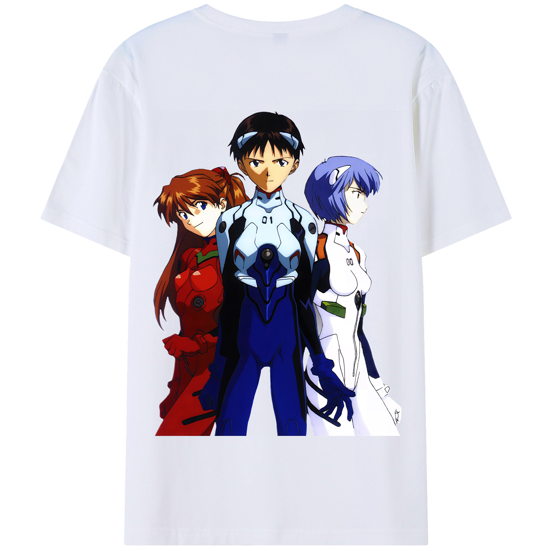 （画像用） EVA 新世紀エヴァンゲリオン 綿100％半袖Tシャツ（背面プリント）