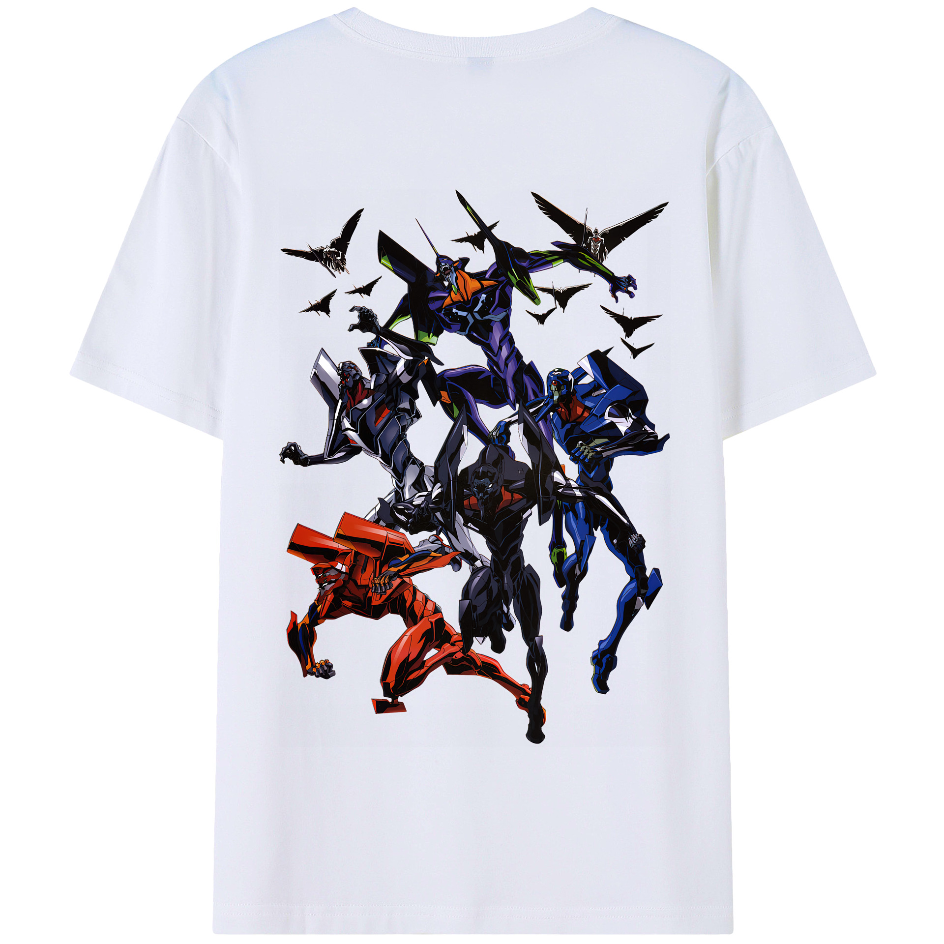 （画像用） EVA 新世紀エヴァンゲリオン 綿100％半袖Tシャツ（背面プリント）