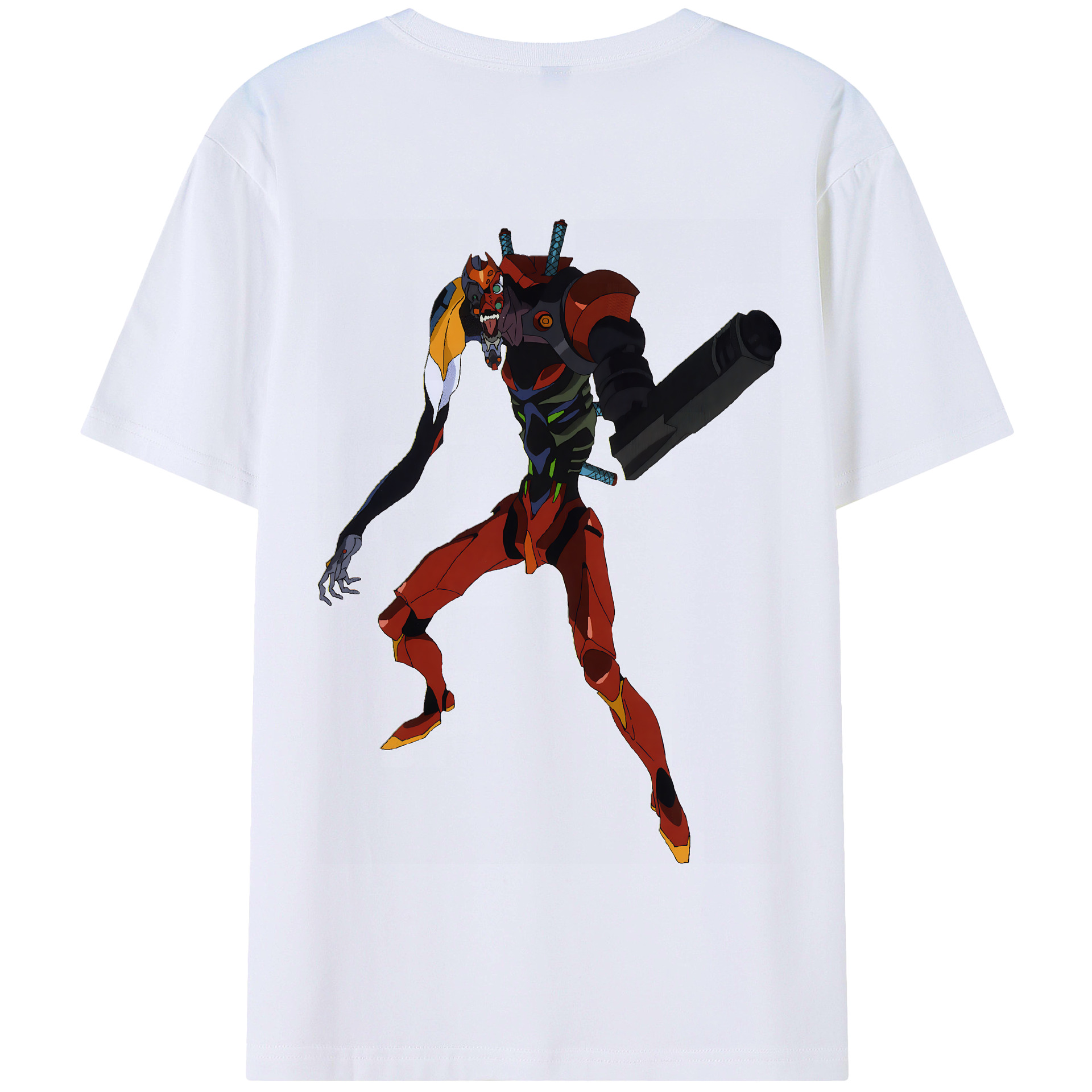 （画像用） EVA 新世紀エヴァンゲリオン 綿100％半袖Tシャツ（背面プリント）