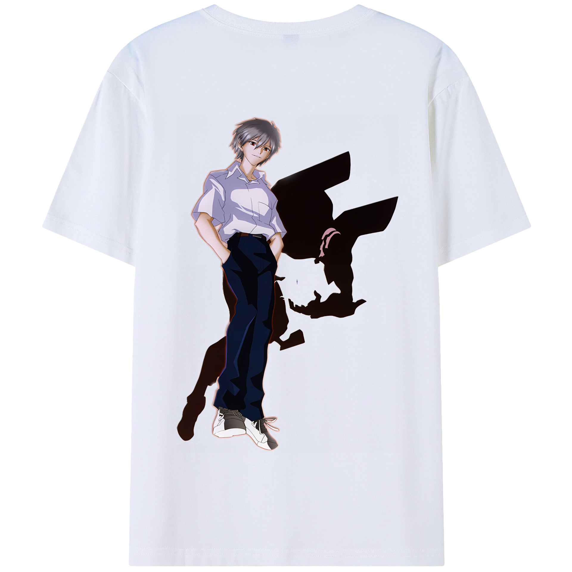 （画像用） EVA 新世紀エヴァンゲリオン 綿100％半袖Tシャツ（背面プリント）