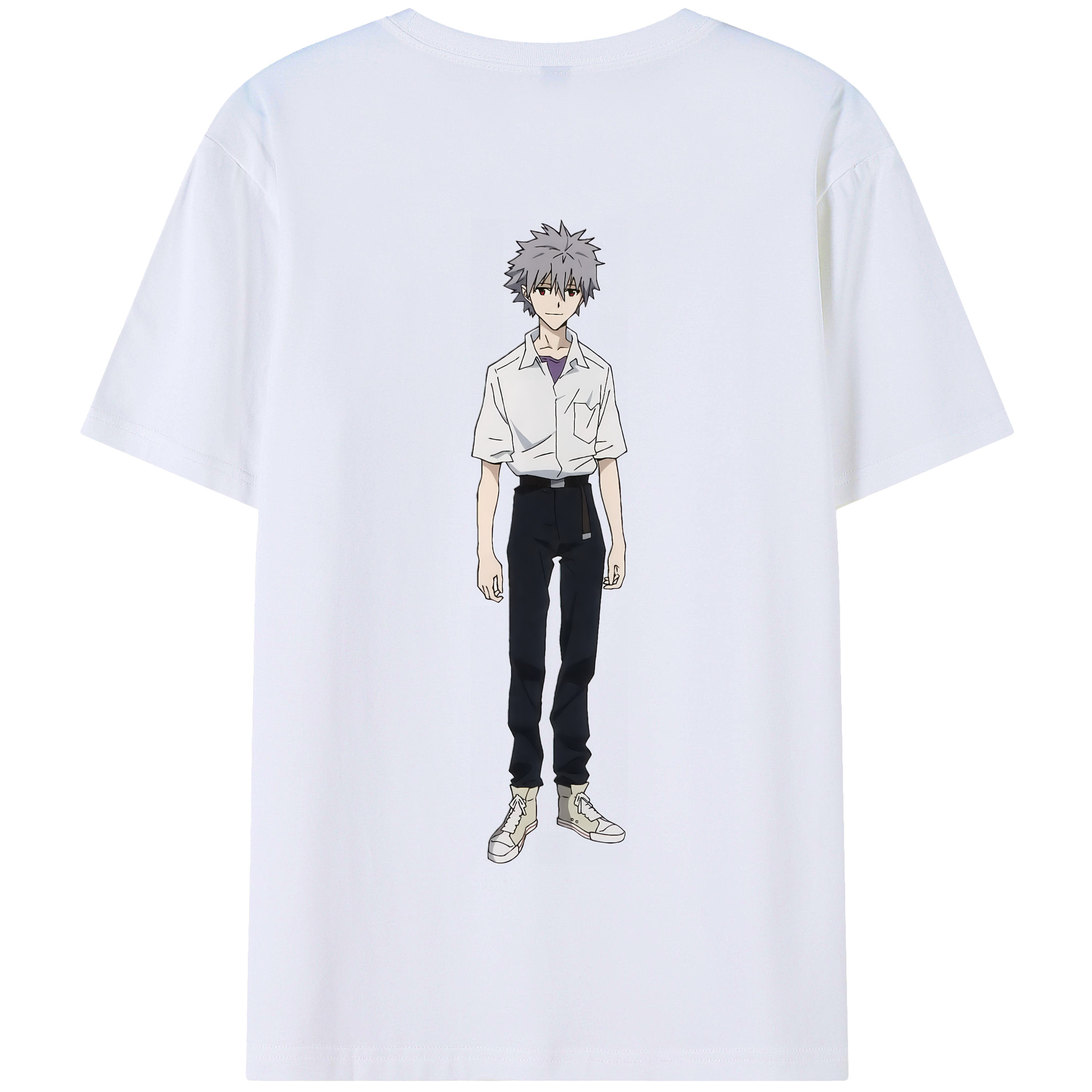 （画像用） EVA 新世紀エヴァンゲリオン 綿100％半袖Tシャツ（背面プリント）