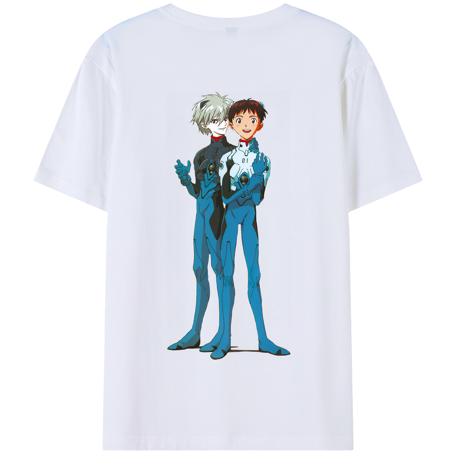 （画像用） EVA 新世紀エヴァンゲリオン 綿100％半袖Tシャツ（背面プリント）