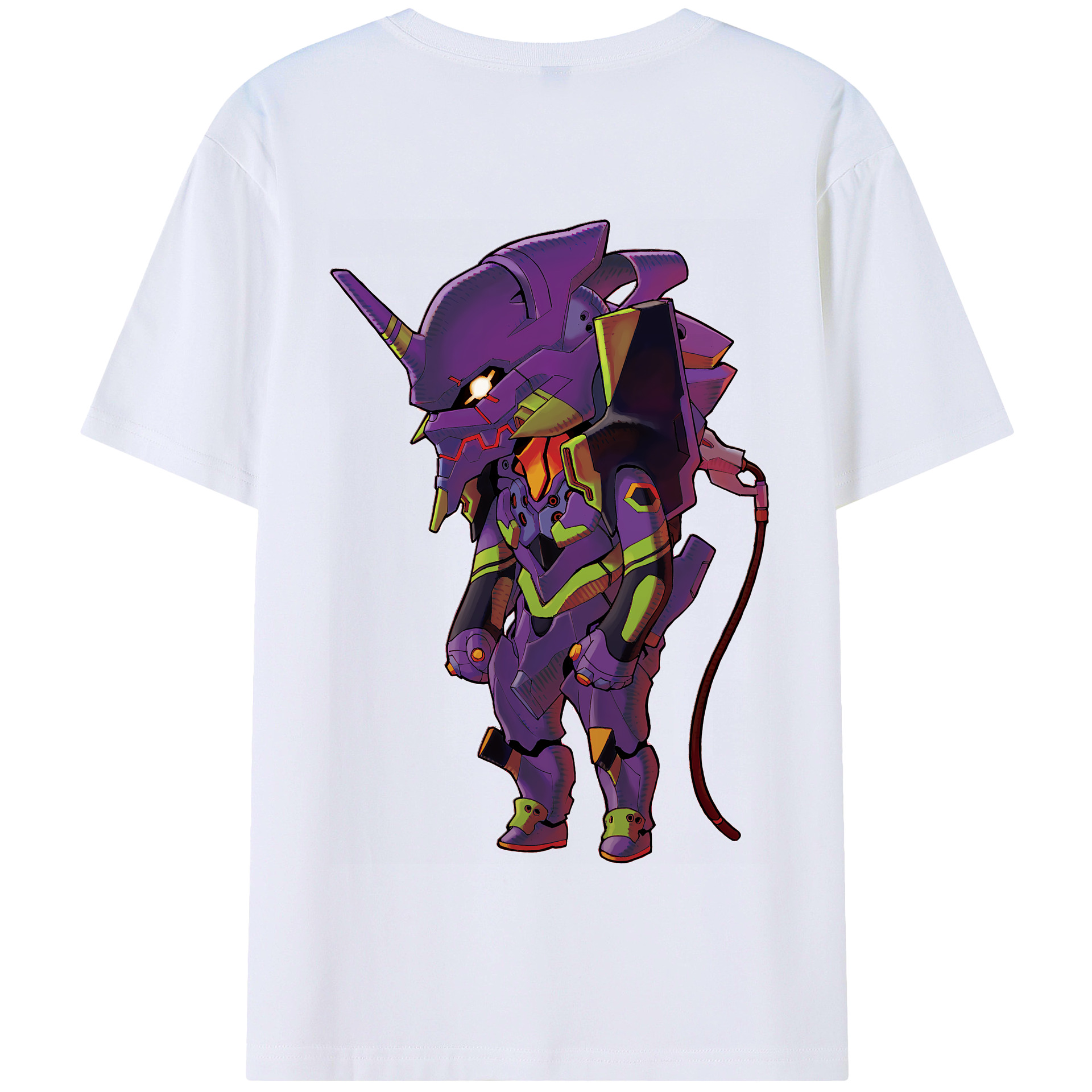 （画像用） EVA 新世紀エヴァンゲリオン 綿100％半袖Tシャツ（背面プリント）