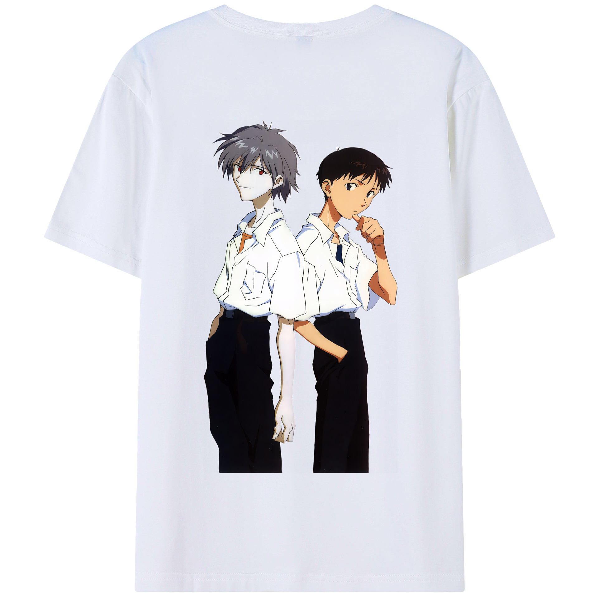 （画像用） EVA 新世紀エヴァンゲリオン 綿100％半袖Tシャツ（背面プリント）