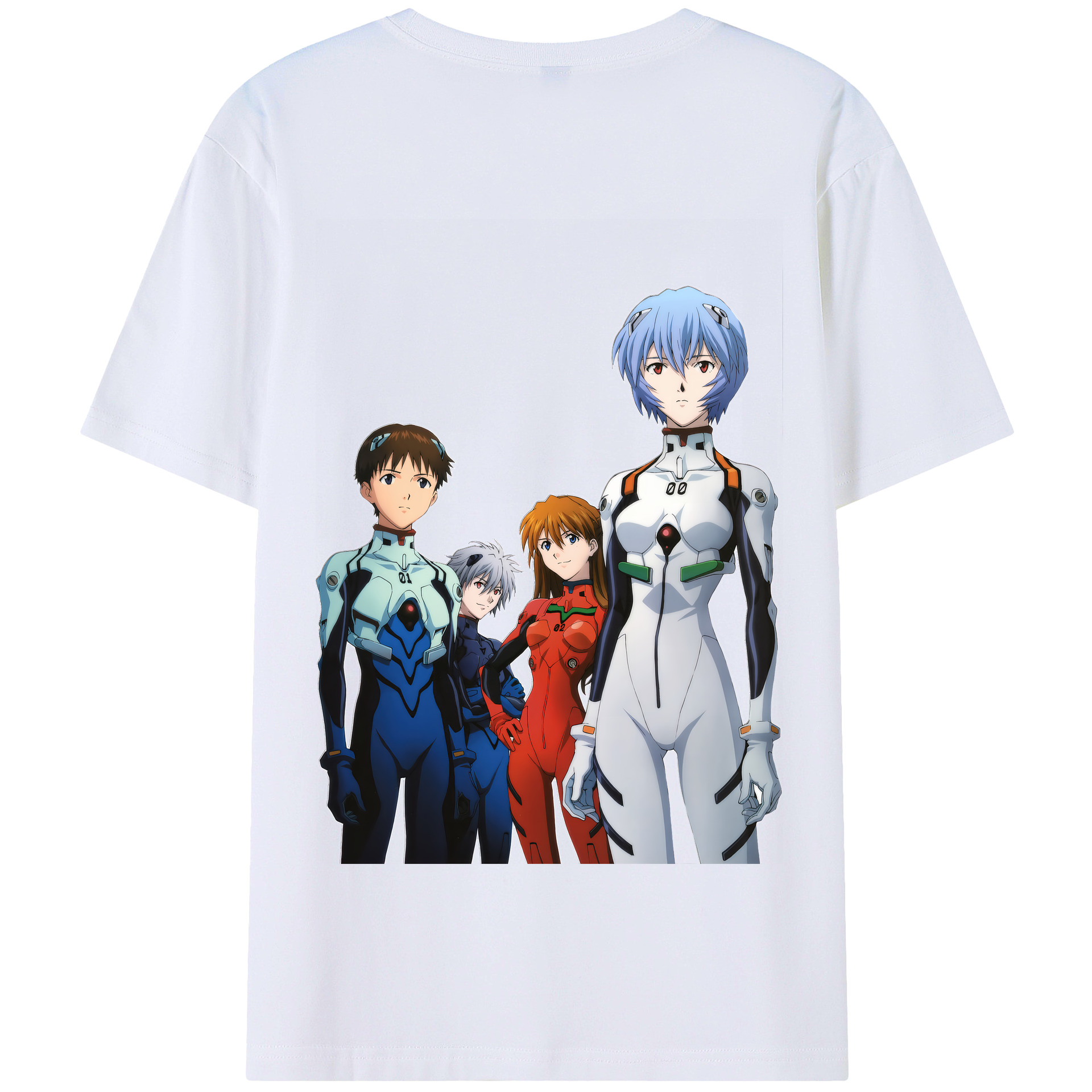 （画像用） EVA 新世紀エヴァンゲリオン 綿100％半袖Tシャツ（背面プリント）