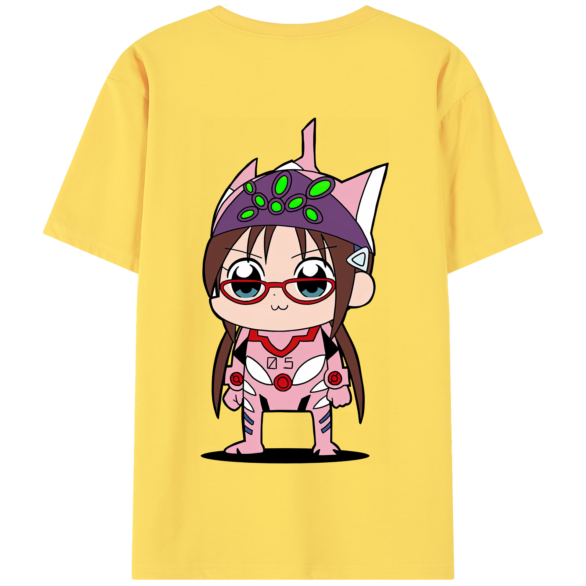 （画像用） EVA 新世紀エヴァンゲリオン 綿100％半袖Tシャツ（背面プリント）