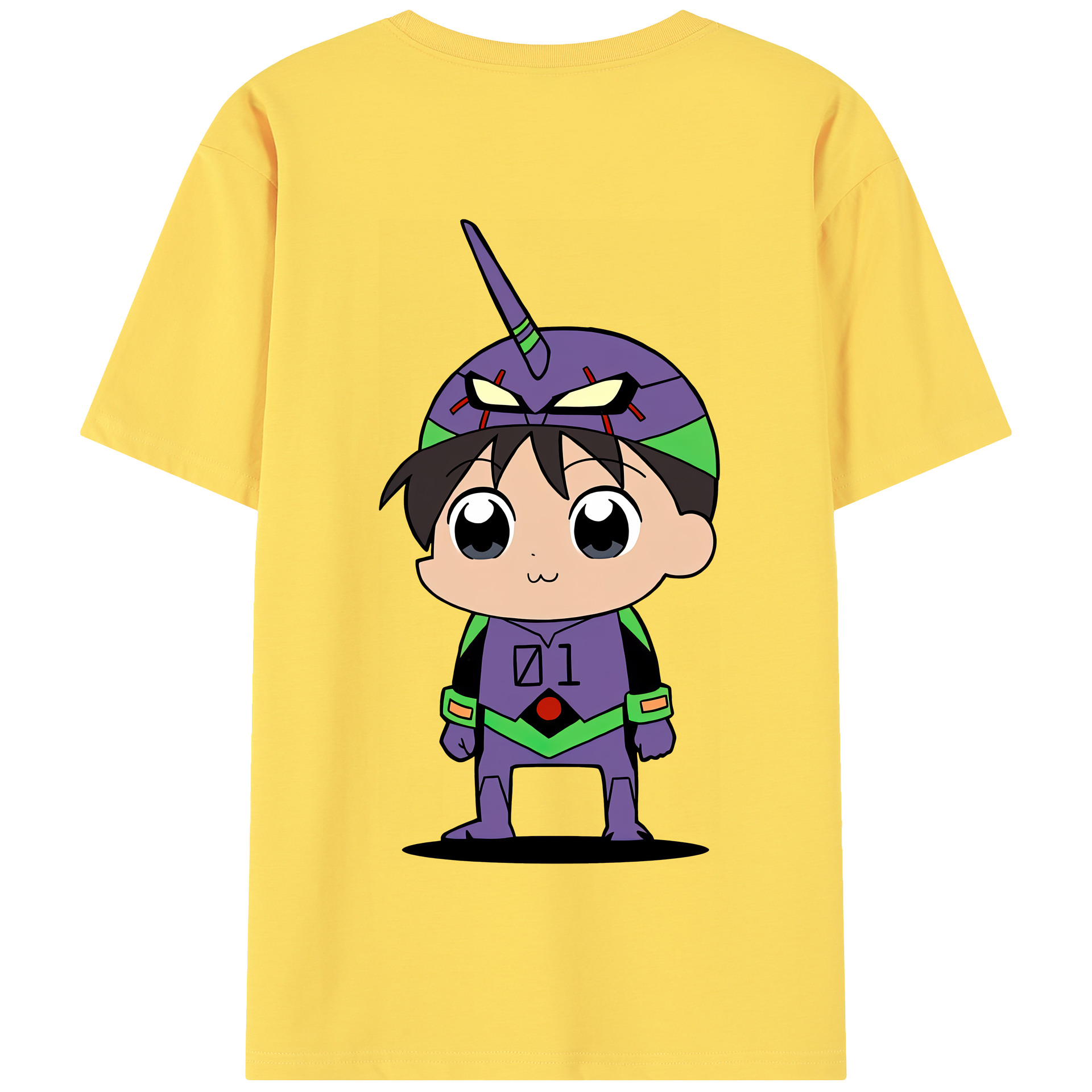 （画像用） EVA 新世紀エヴァンゲリオン 綿100％半袖Tシャツ（背面プリント）