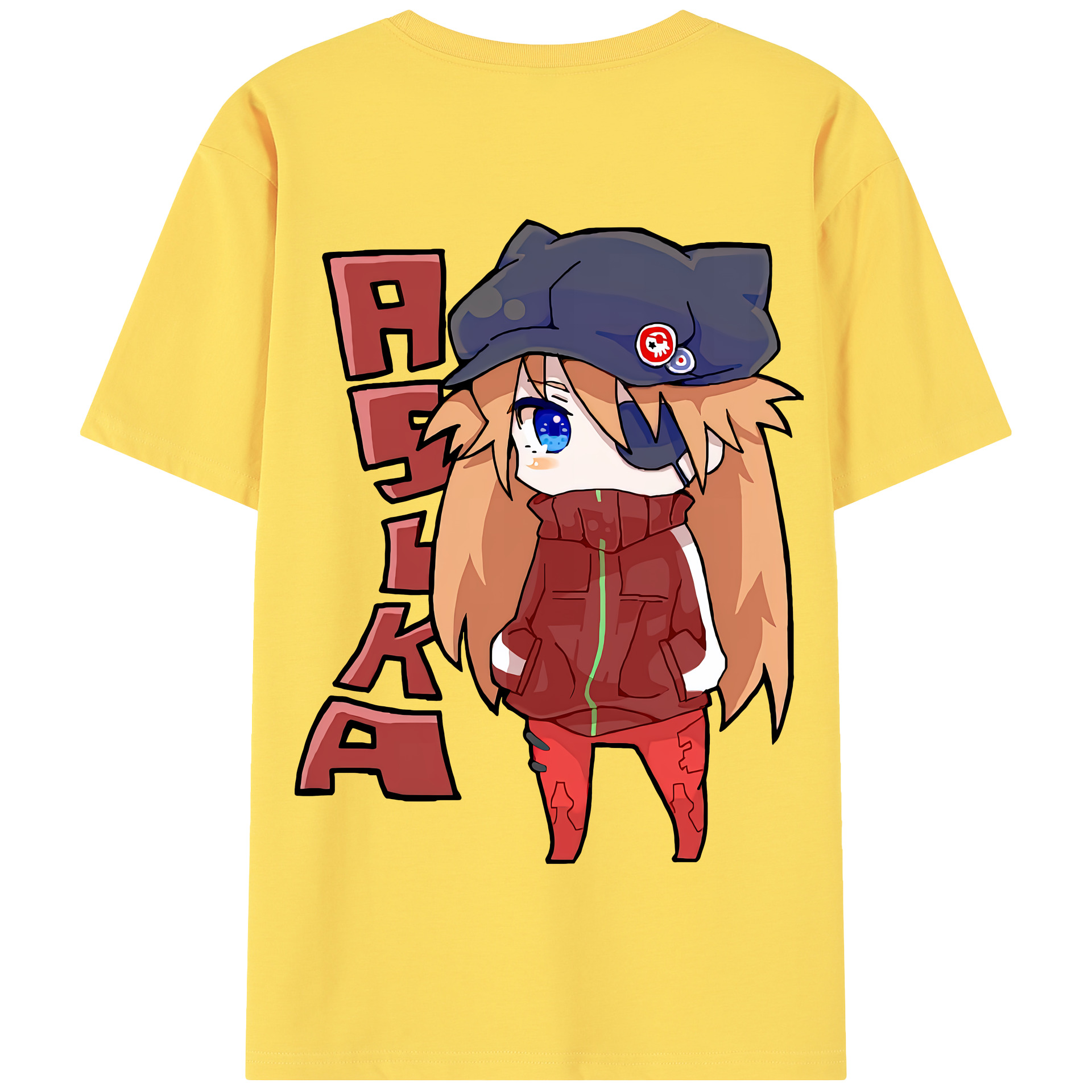 （画像用） EVA 新世紀エヴァンゲリオン 綿100％半袖Tシャツ（背面プリント）