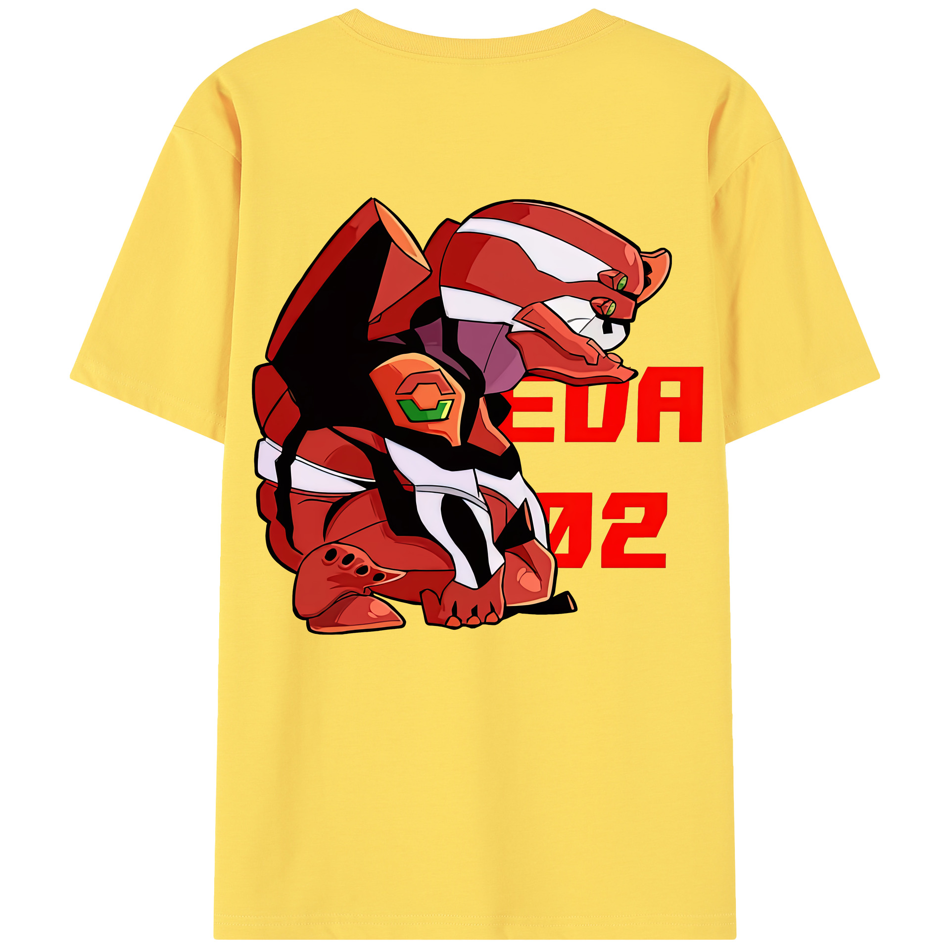 （画像用） EVA 新世紀エヴァンゲリオン 綿100％半袖Tシャツ（背面プリント）