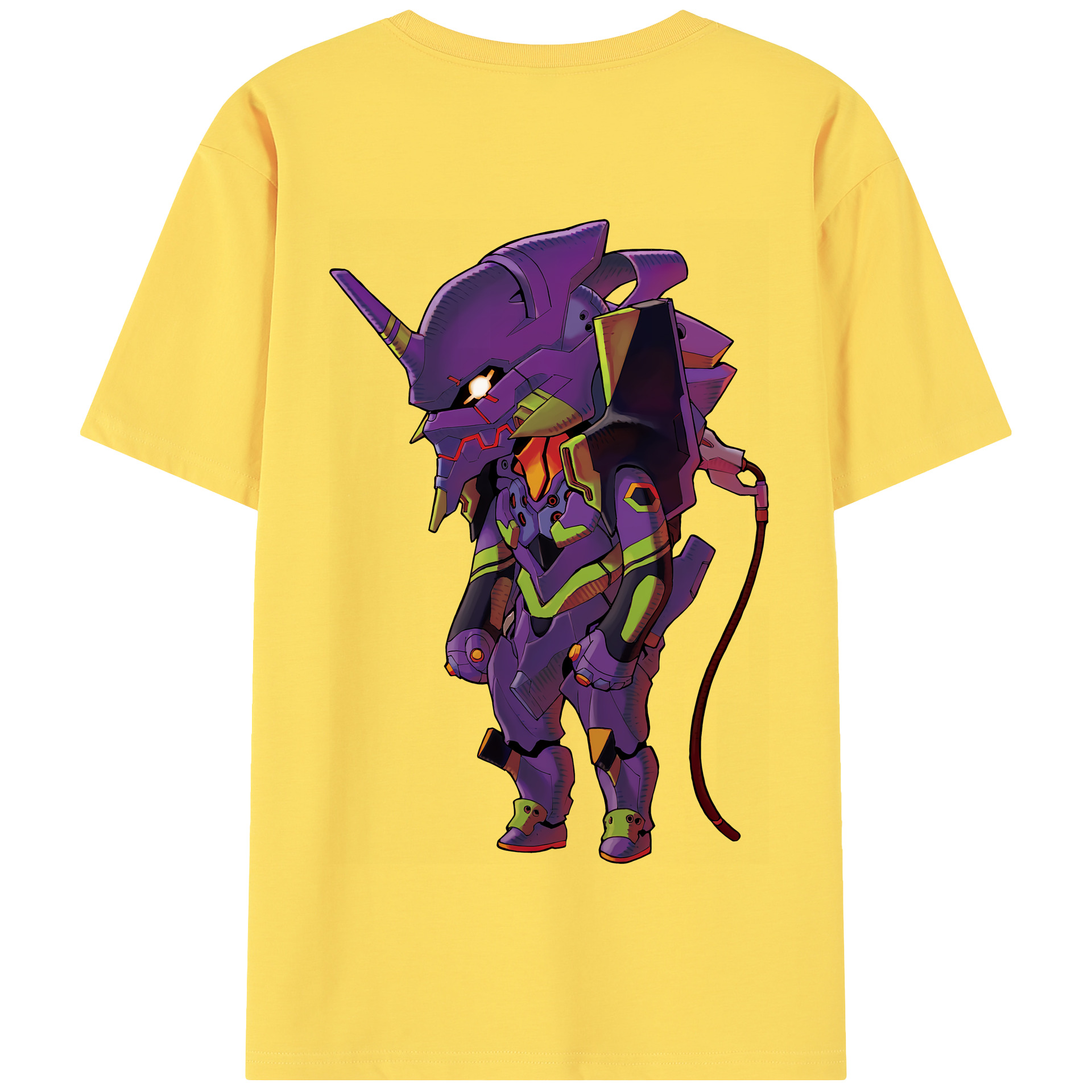 （画像用） EVA 新世紀エヴァンゲリオン 綿100％半袖Tシャツ（背面プリント）