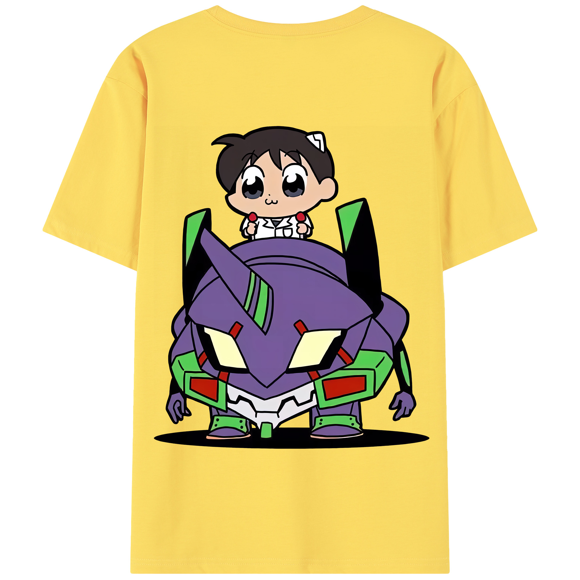 （画像用） EVA 新世紀エヴァンゲリオン 綿100％半袖Tシャツ（背面プリント）