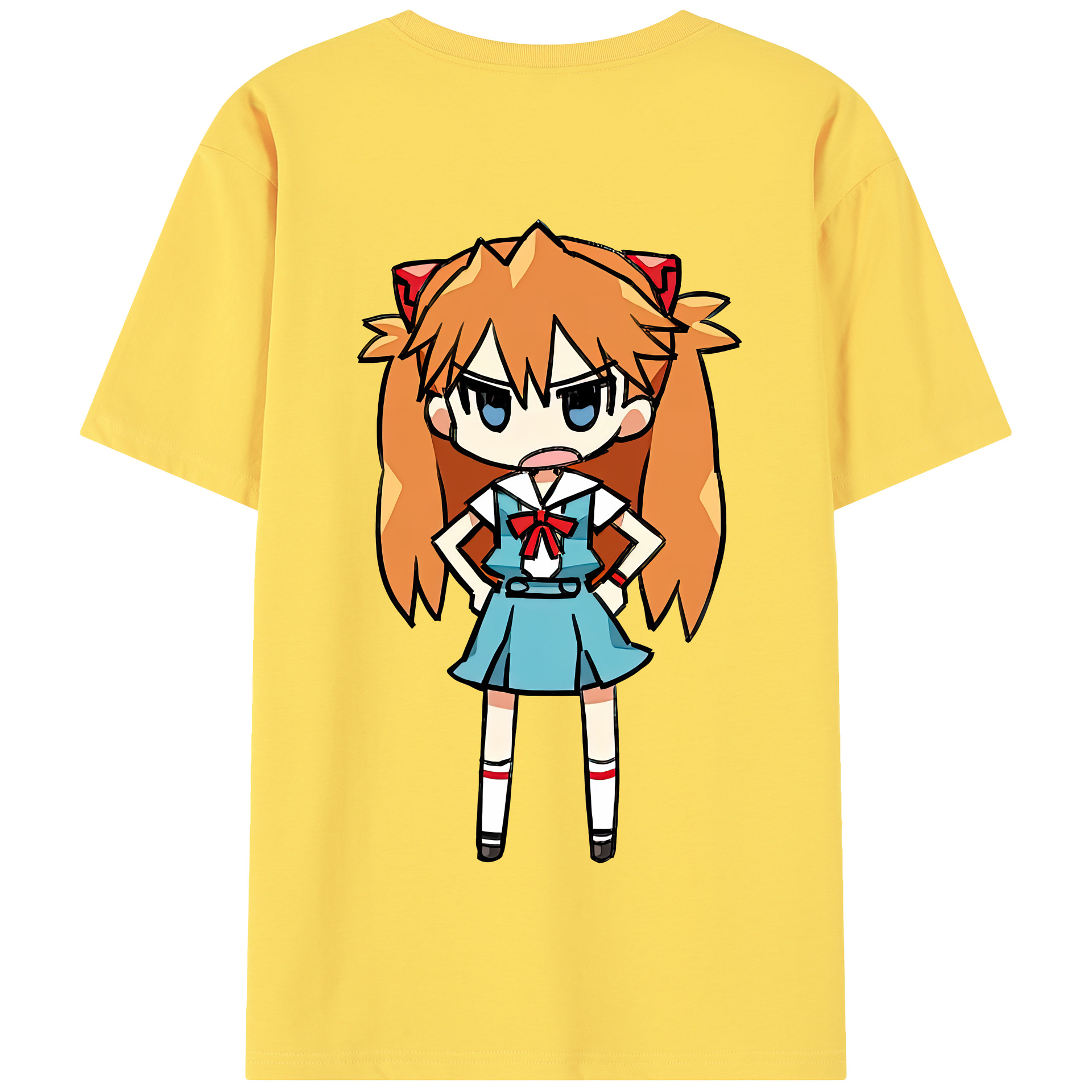 （画像用） EVA 新世紀エヴァンゲリオン 綿100％半袖Tシャツ（背面プリント）