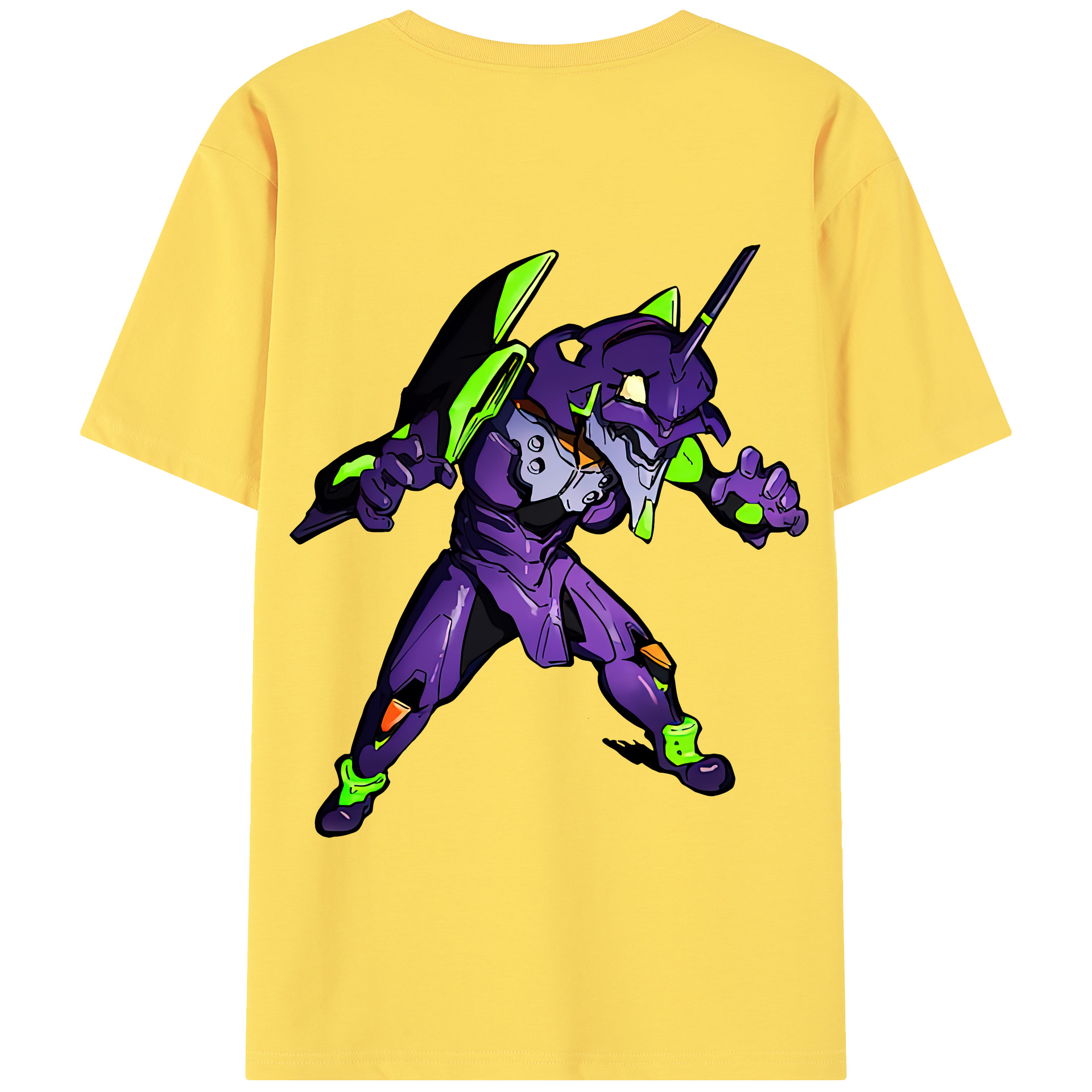 （画像用） EVA 新世紀エヴァンゲリオン 綿100％半袖Tシャツ（背面プリント）