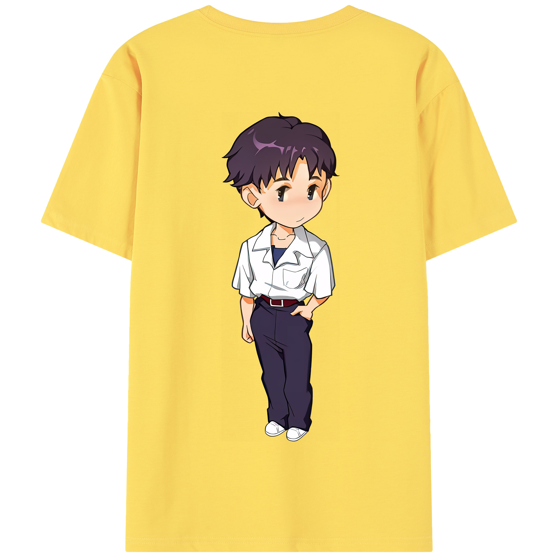 （画像用） EVA 新世紀エヴァンゲリオン 綿100％半袖Tシャツ（背面プリント）