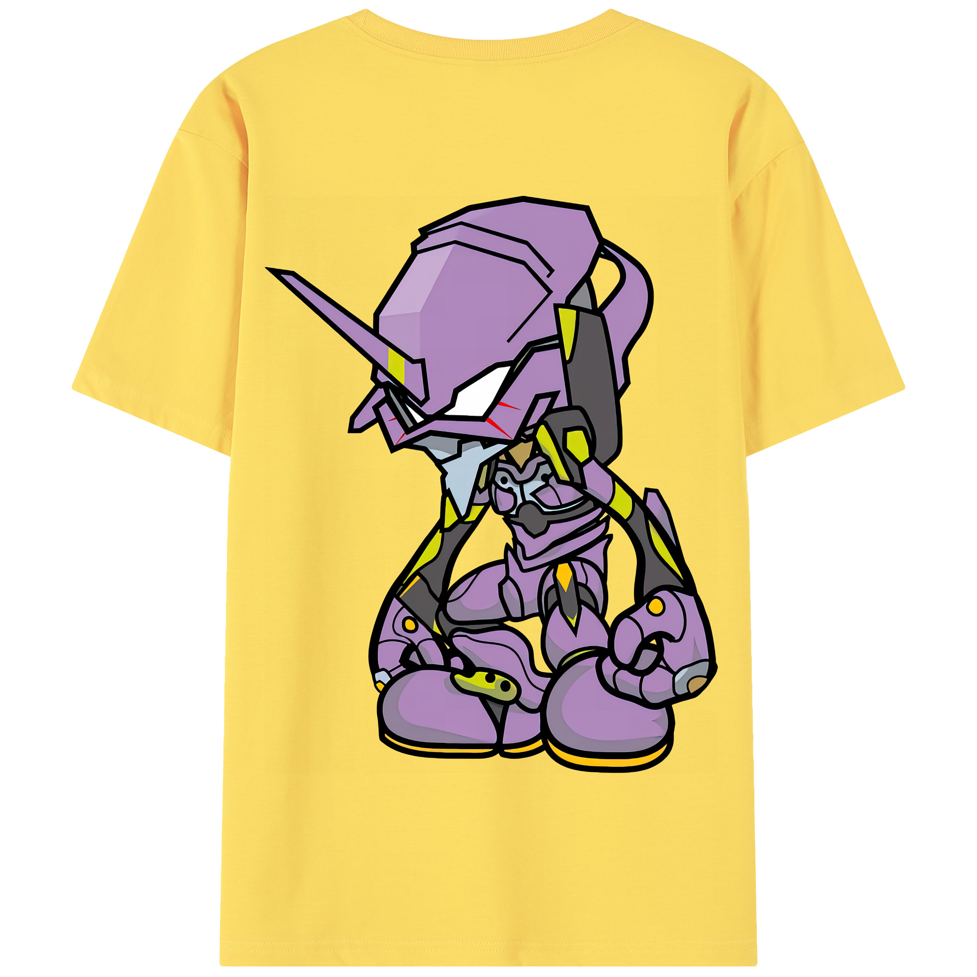 （画像用） EVA 新世紀エヴァンゲリオン 綿100％半袖Tシャツ（背面プリント）