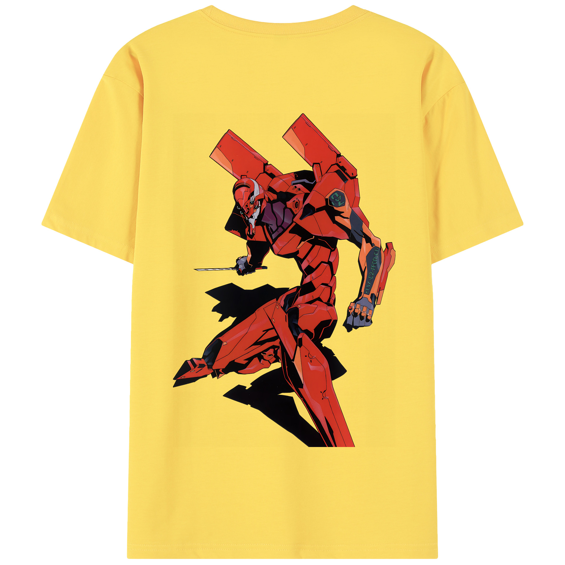 （画像用） EVA 新世紀エヴァンゲリオン 綿100％半袖Tシャツ（背面プリント）