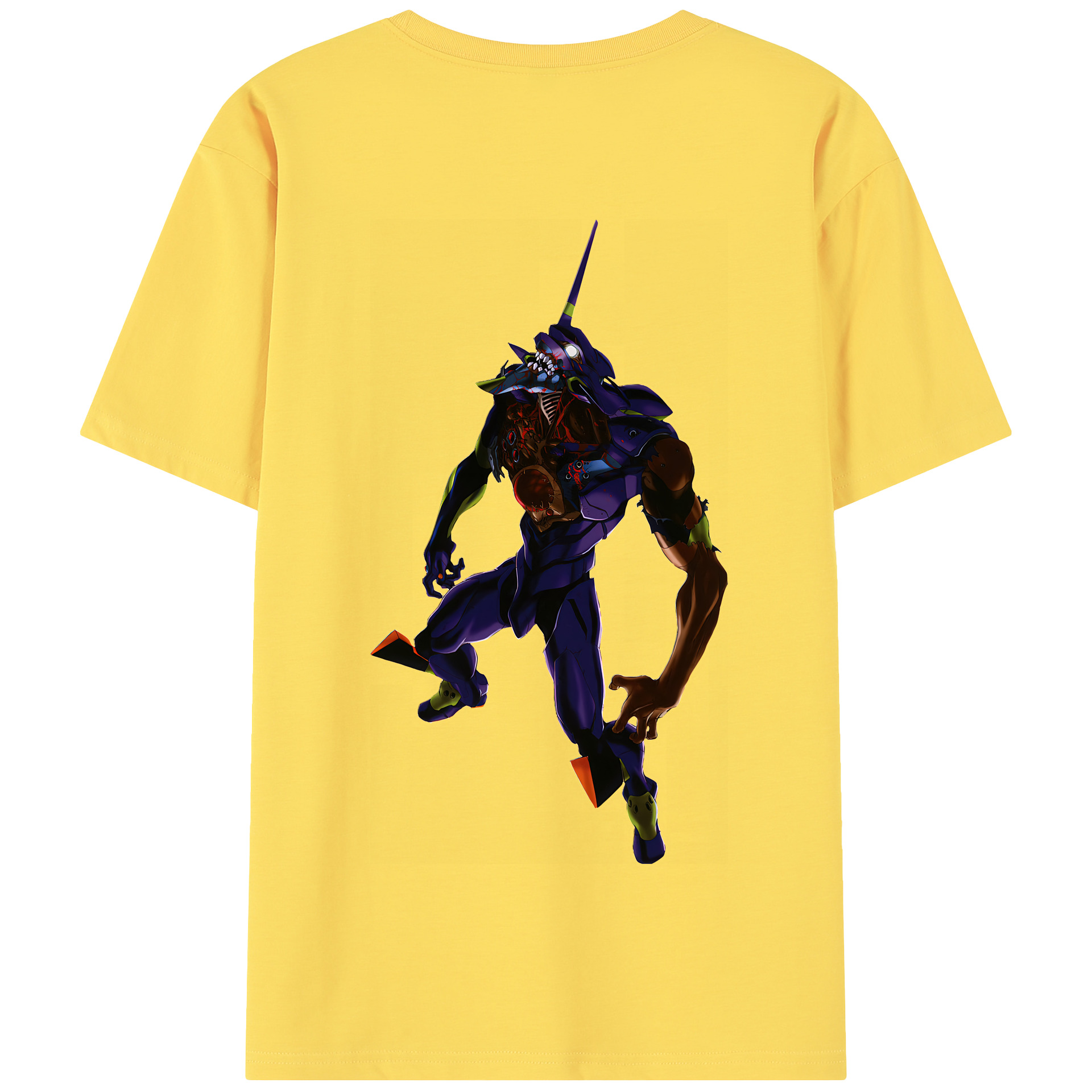 （画像用） EVA 新世紀エヴァンゲリオン 綿100％半袖Tシャツ（背面プリント）