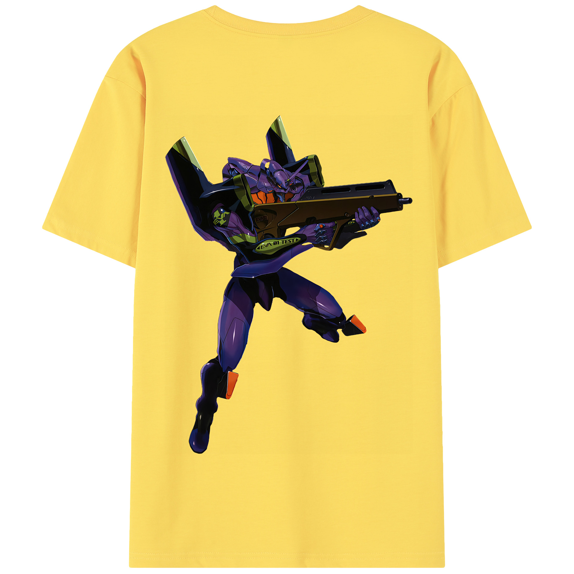 （画像用） EVA 新世紀エヴァンゲリオン 綿100％半袖Tシャツ（背面プリント）