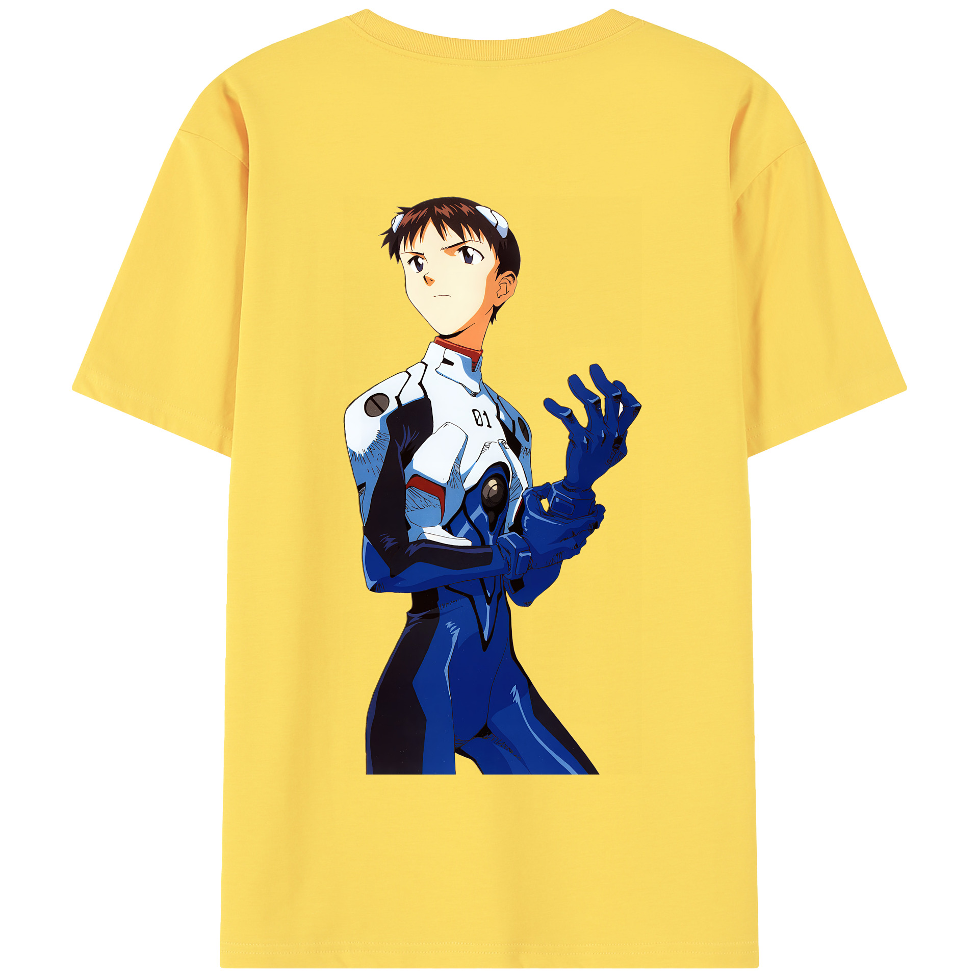 （画像用） EVA 新世紀エヴァンゲリオン 綿100％半袖Tシャツ（背面プリント）