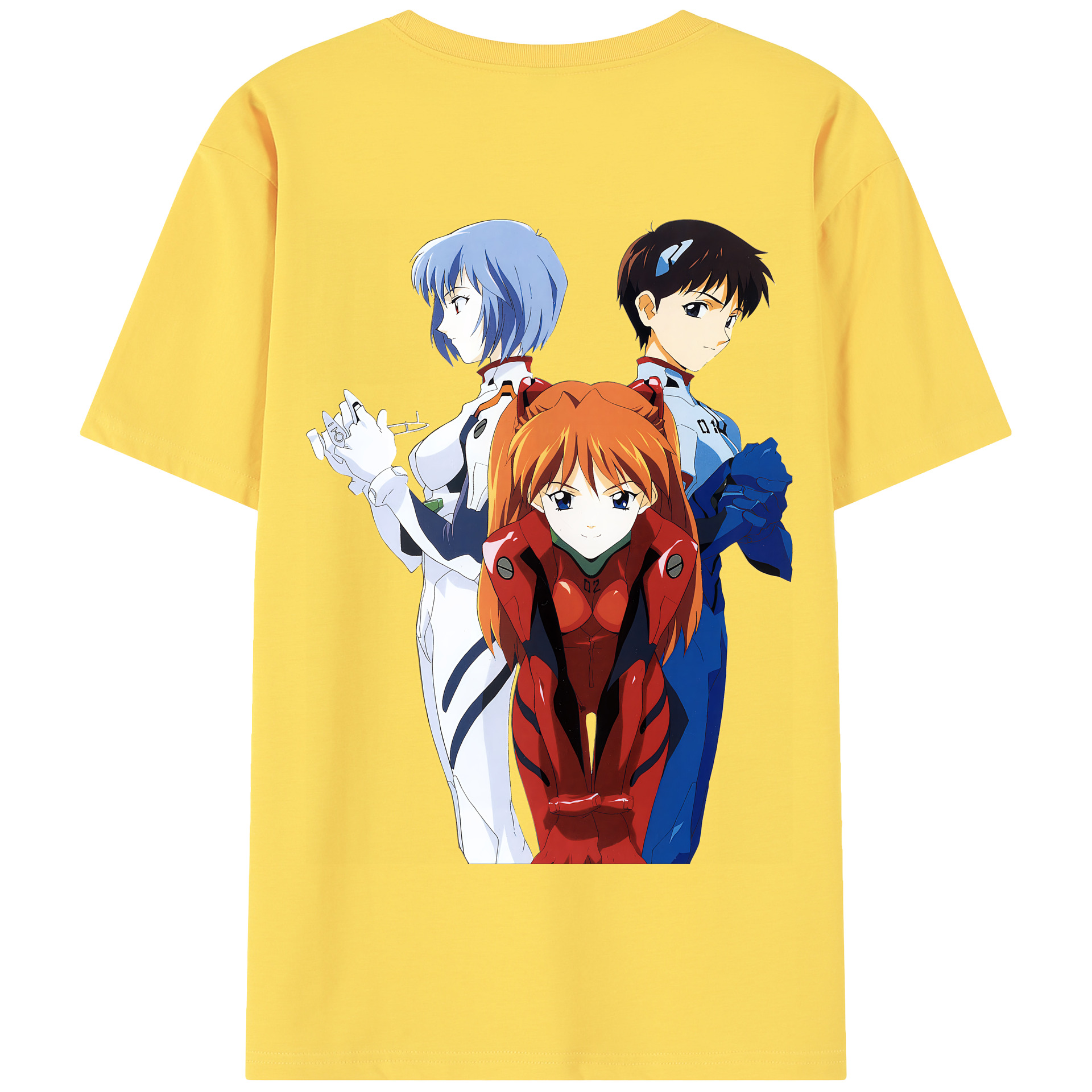 （画像用） EVA 新世紀エヴァンゲリオン 綿100％半袖Tシャツ（背面プリント）
