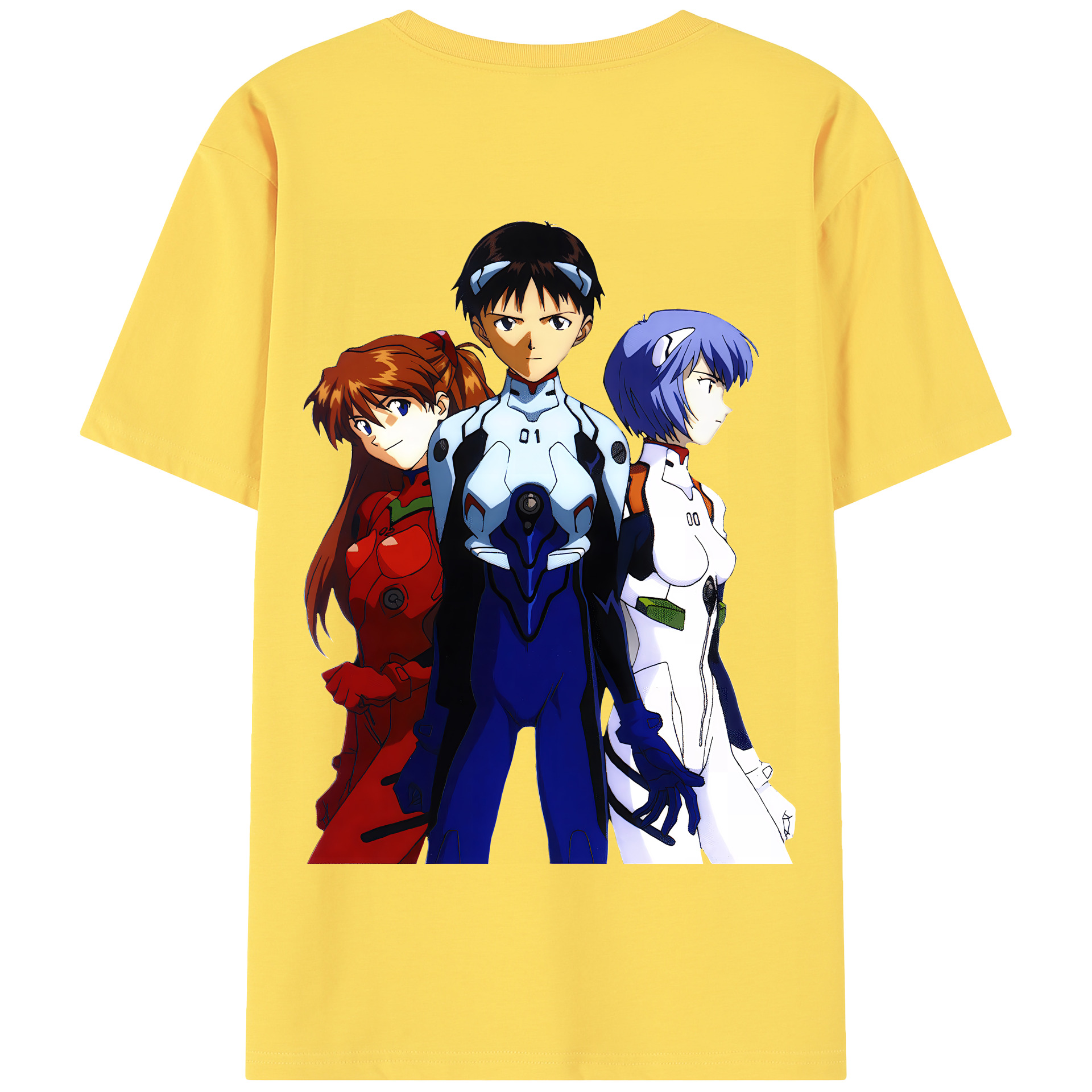 （画像用） EVA 新世紀エヴァンゲリオン 綿100％半袖Tシャツ（背面プリント）