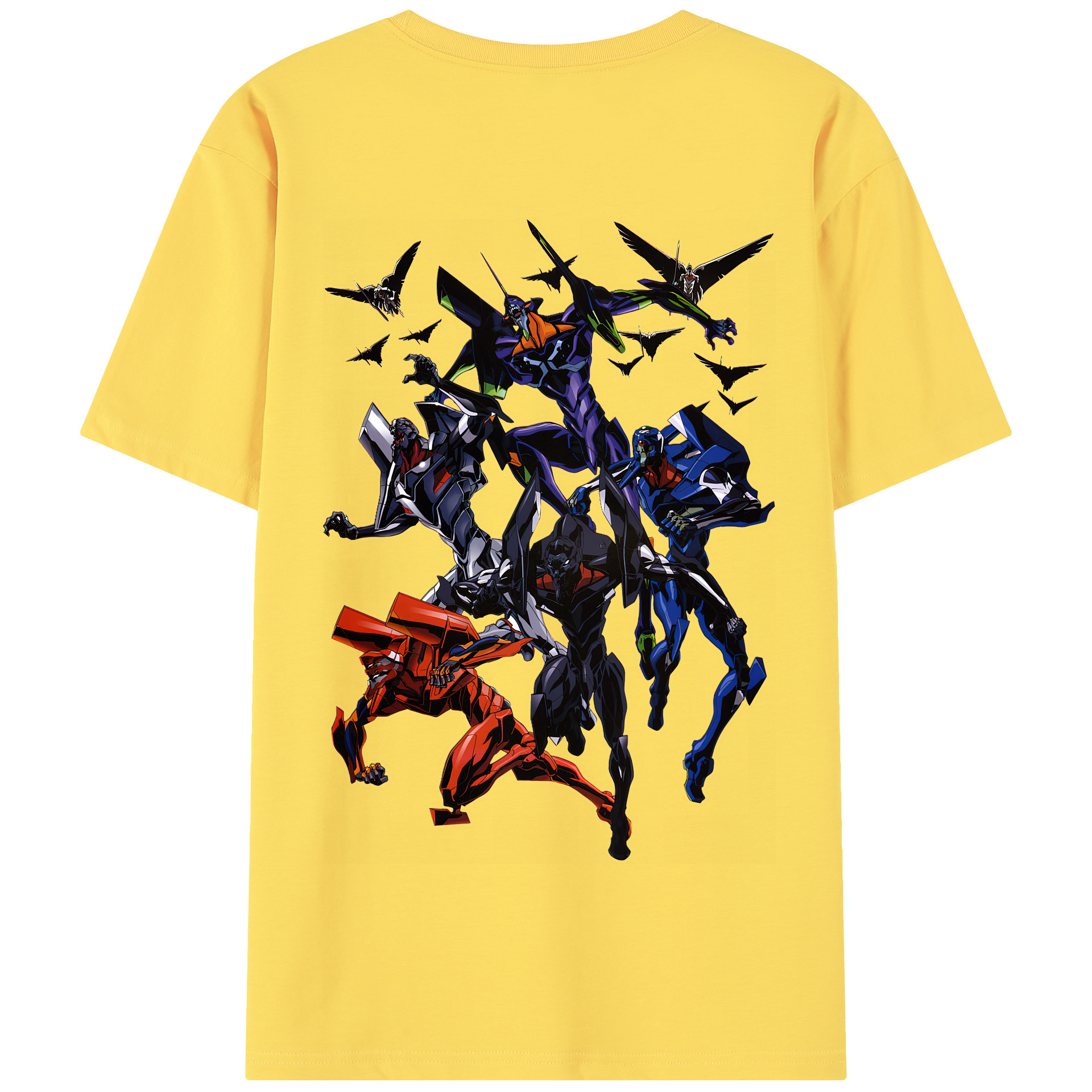 （画像用） EVA 新世紀エヴァンゲリオン 綿100％半袖Tシャツ（背面プリント）
