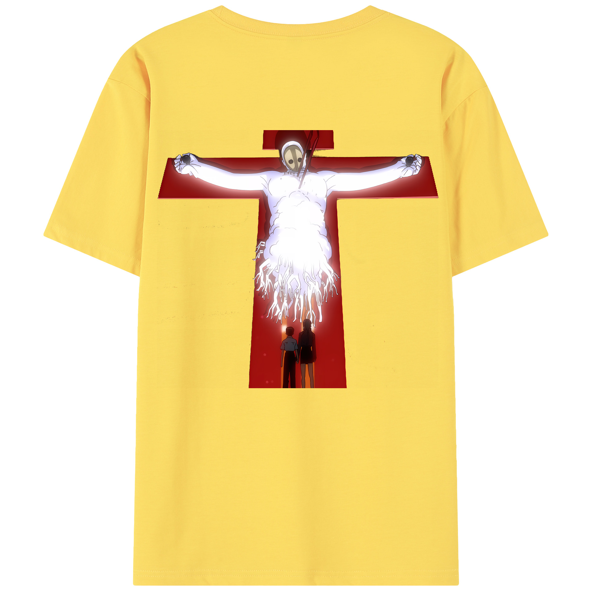 （画像用） EVA 新世紀エヴァンゲリオン 綿100％半袖Tシャツ（背面プリント）