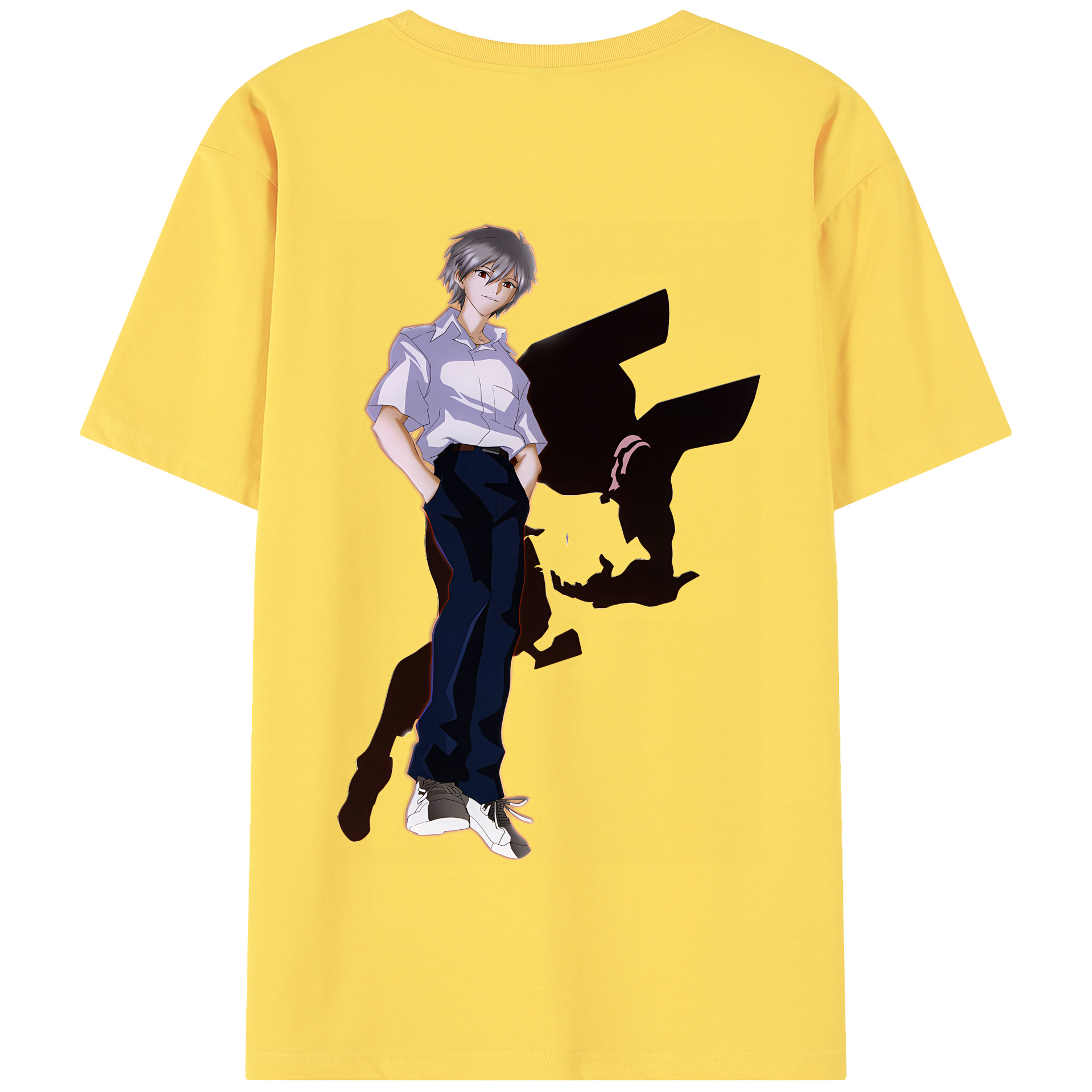 （画像用） EVA 新世紀エヴァンゲリオン 綿100％半袖Tシャツ（背面プリント）