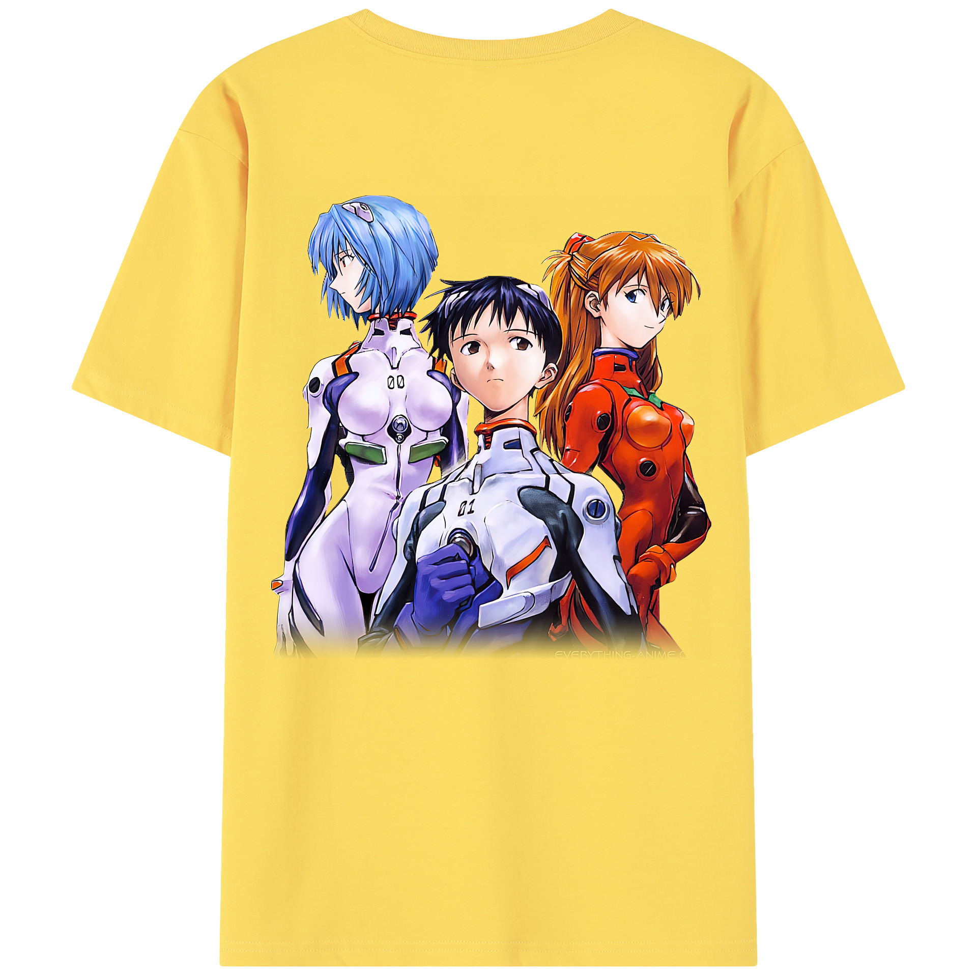 （画像用） EVA 新世紀エヴァンゲリオン 綿100％半袖Tシャツ（背面プリント）