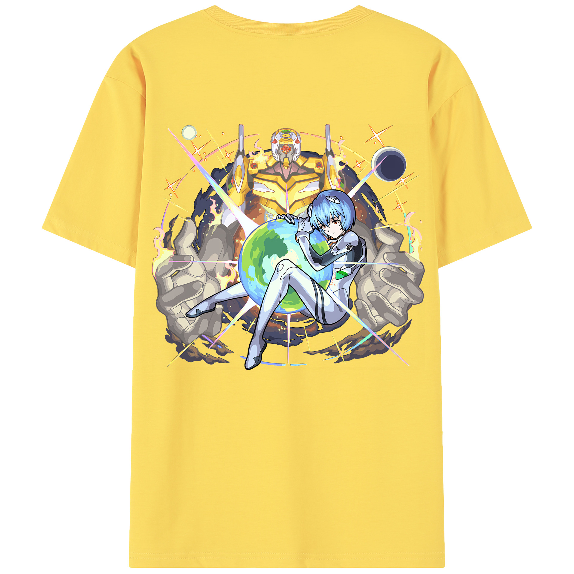 （画像用） EVA 新世紀エヴァンゲリオン 綿100％半袖Tシャツ（背面プリント）