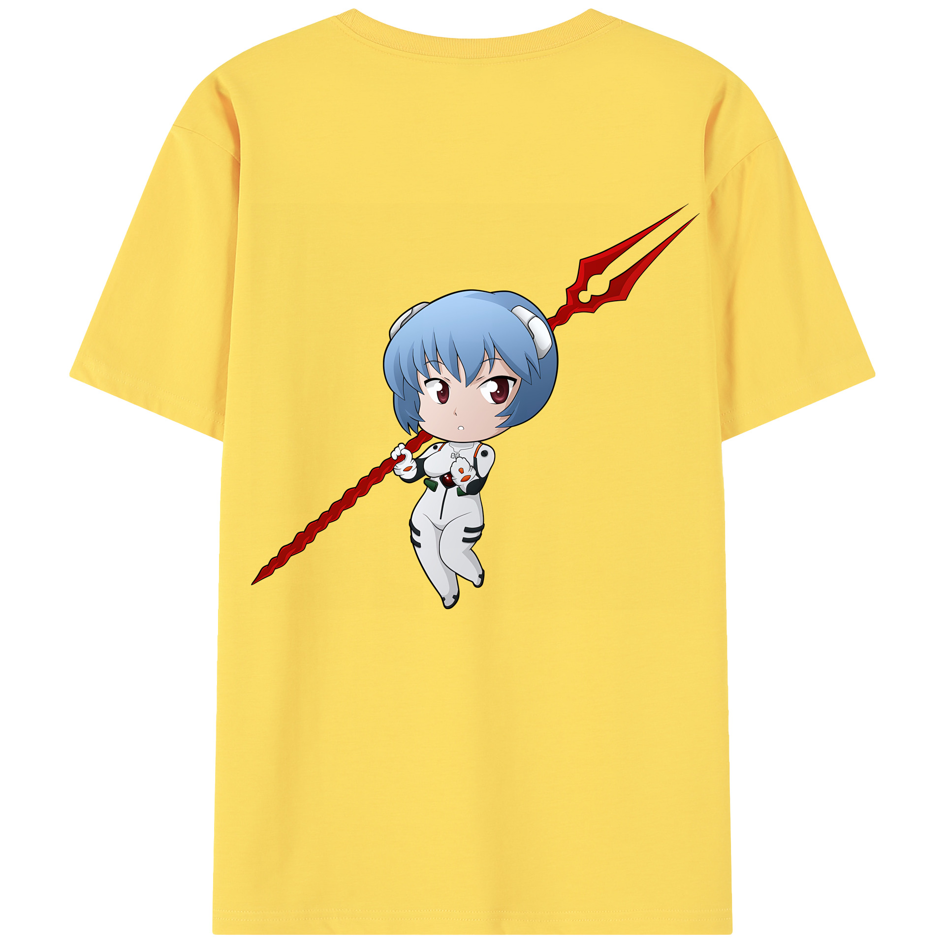 （画像用） EVA 新世紀エヴァンゲリオン 綿100％半袖Tシャツ（背面プリント）