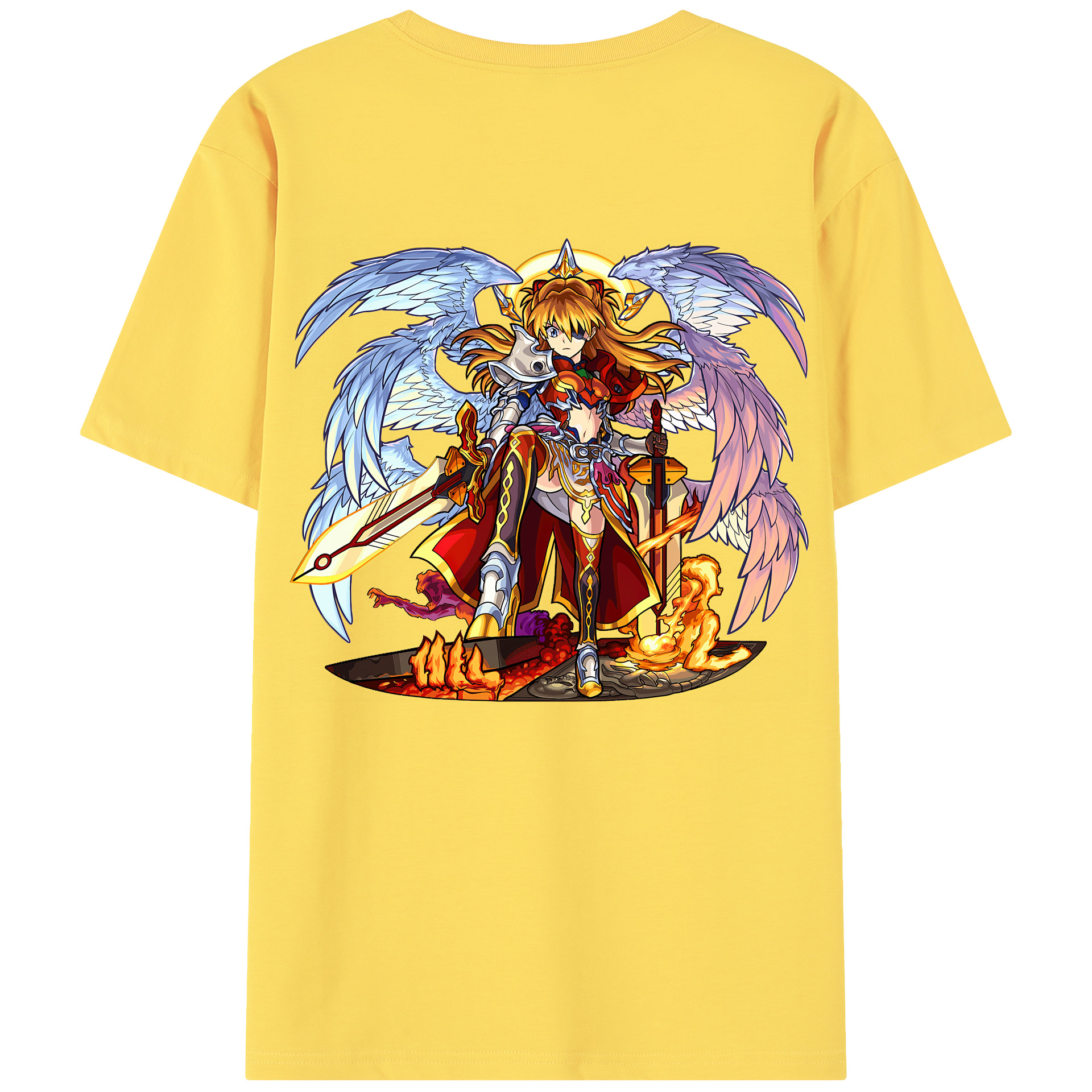（画像用） EVA 新世紀エヴァンゲリオン 綿100％半袖Tシャツ（背面プリント）