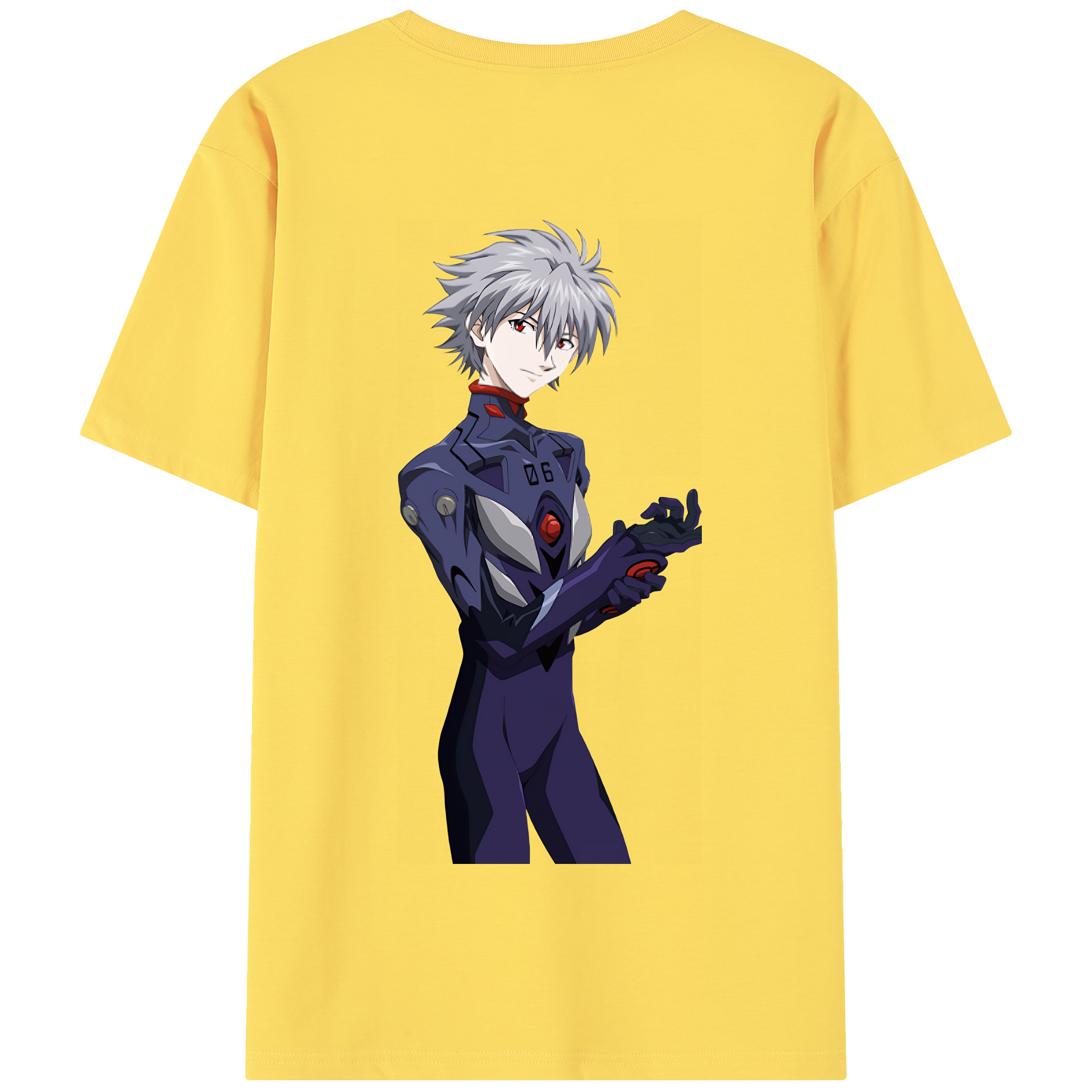 （画像用） EVA 新世紀エヴァンゲリオン 綿100％半袖Tシャツ（背面プリント）