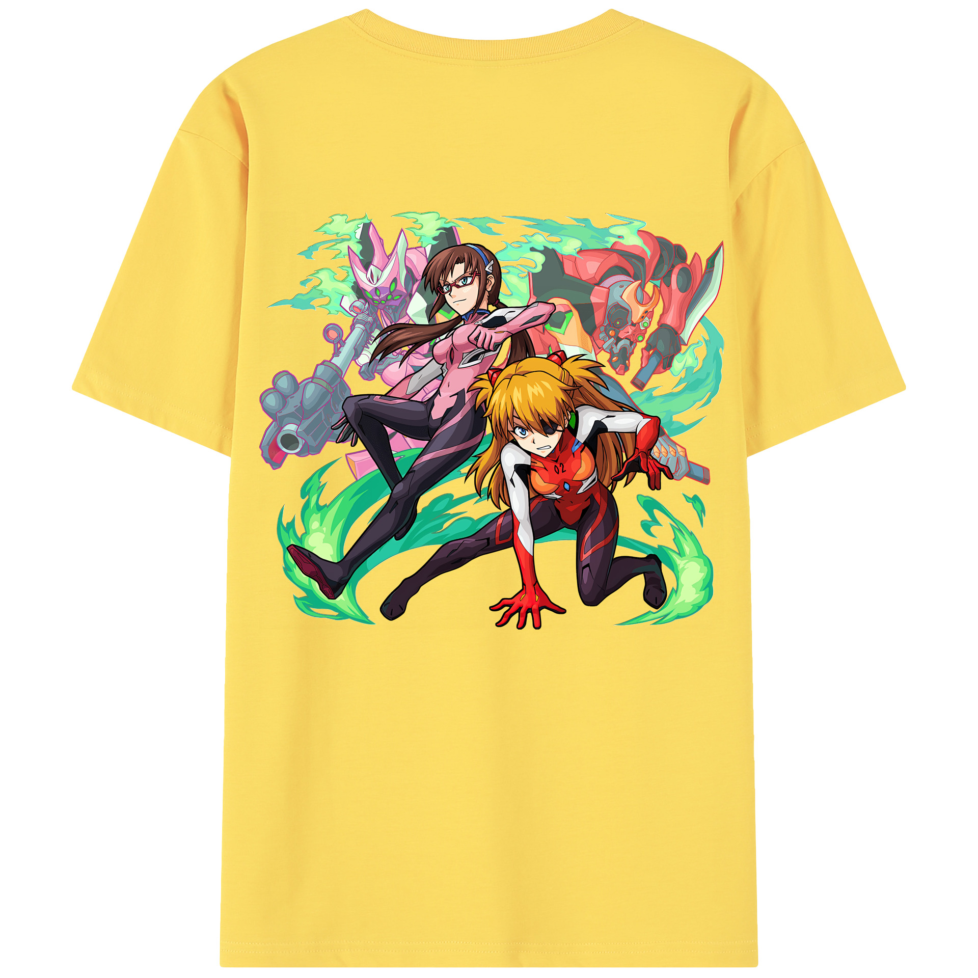 （画像用） EVA 新世紀エヴァンゲリオン 綿100％半袖Tシャツ（背面プリント）