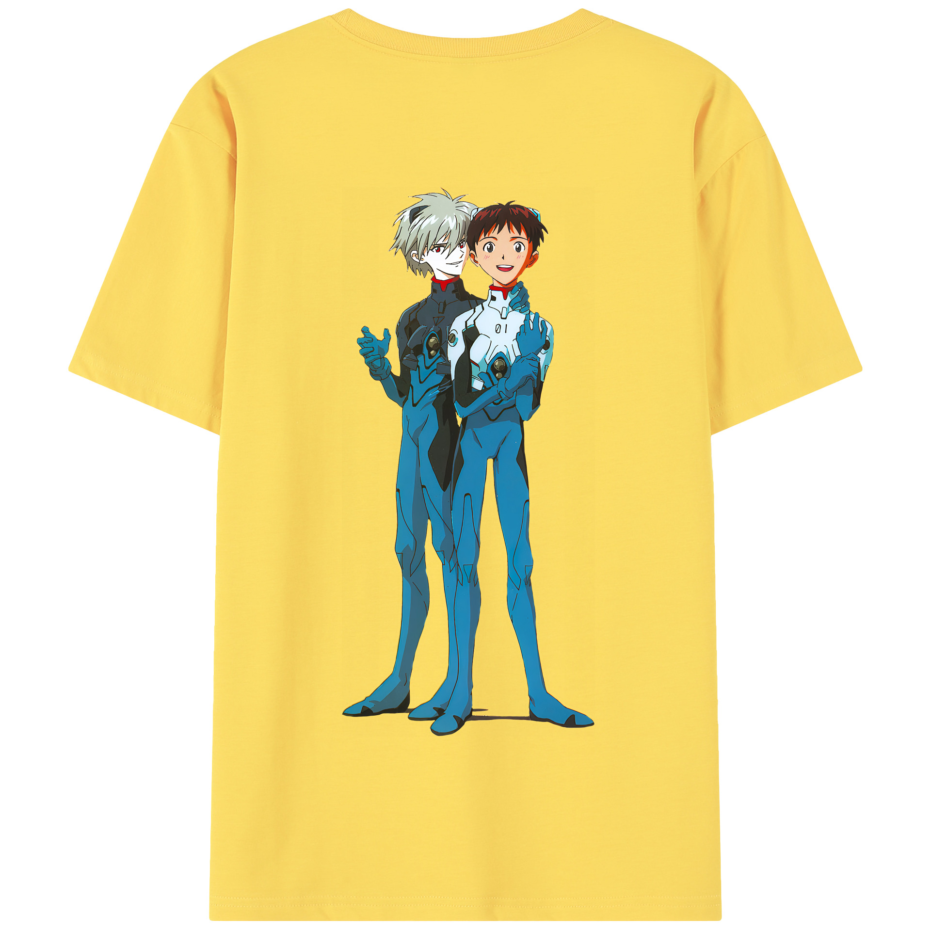 （画像用） EVA 新世紀エヴァンゲリオン 綿100％半袖Tシャツ（背面プリント）
