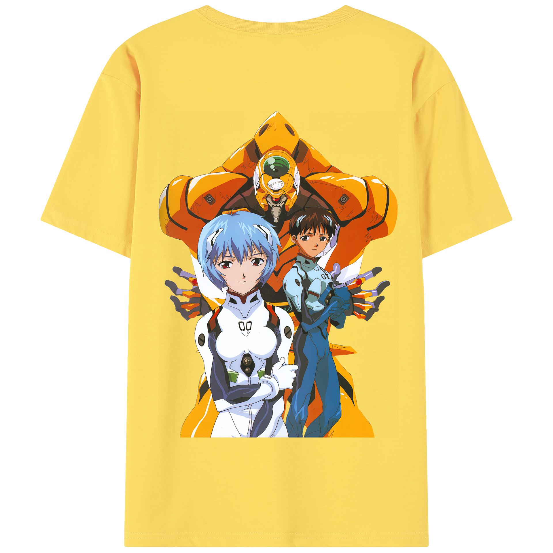 （画像用） EVA 新世紀エヴァンゲリオン 綿100％半袖Tシャツ（背面プリント）