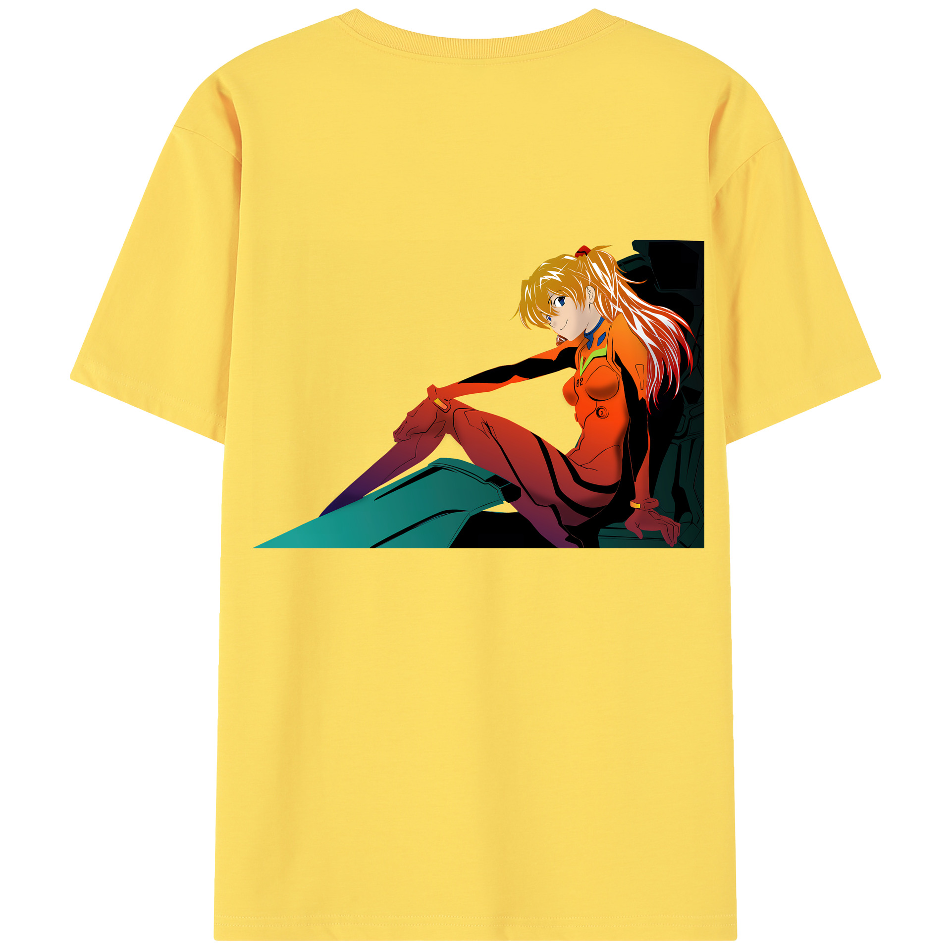 （画像用） EVA 新世紀エヴァンゲリオン 綿100％半袖Tシャツ（背面プリント）